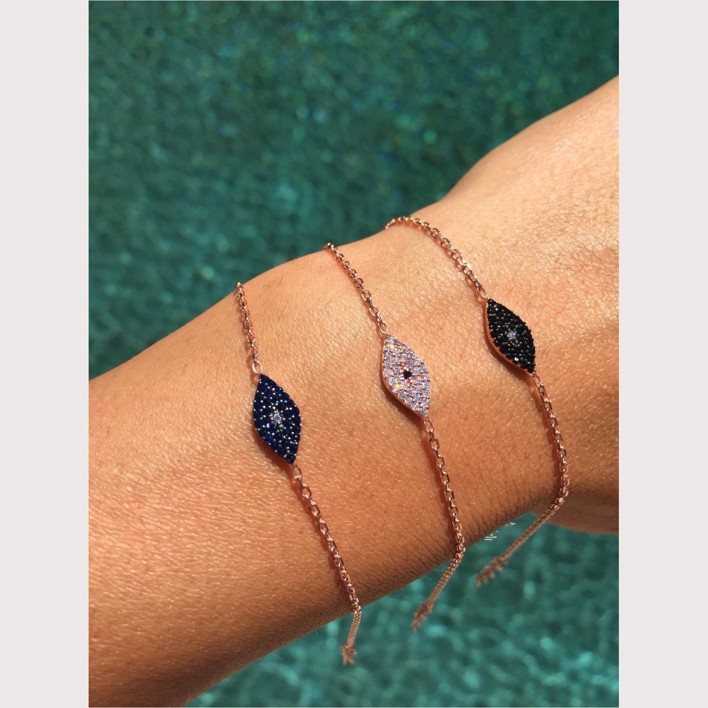 Modern Black Eye Bracelet
