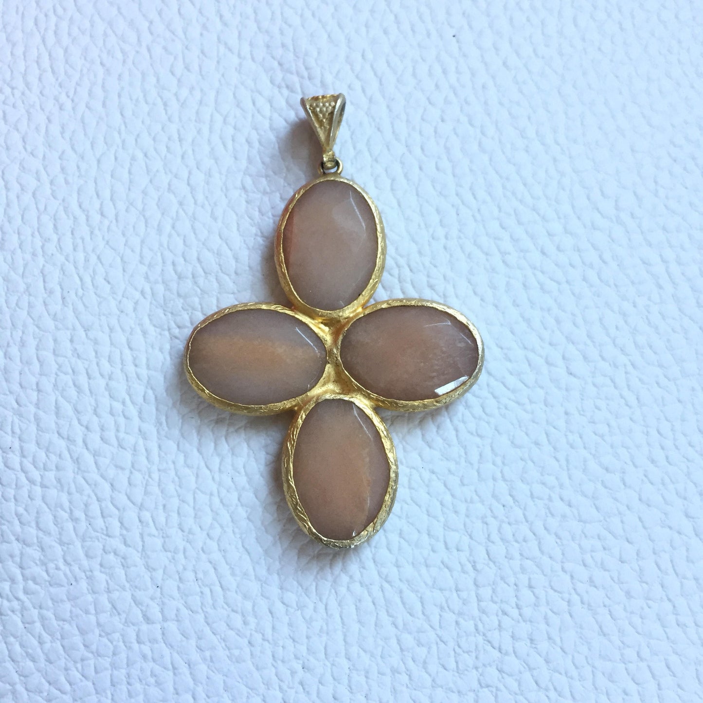 Stone Cross Pendants