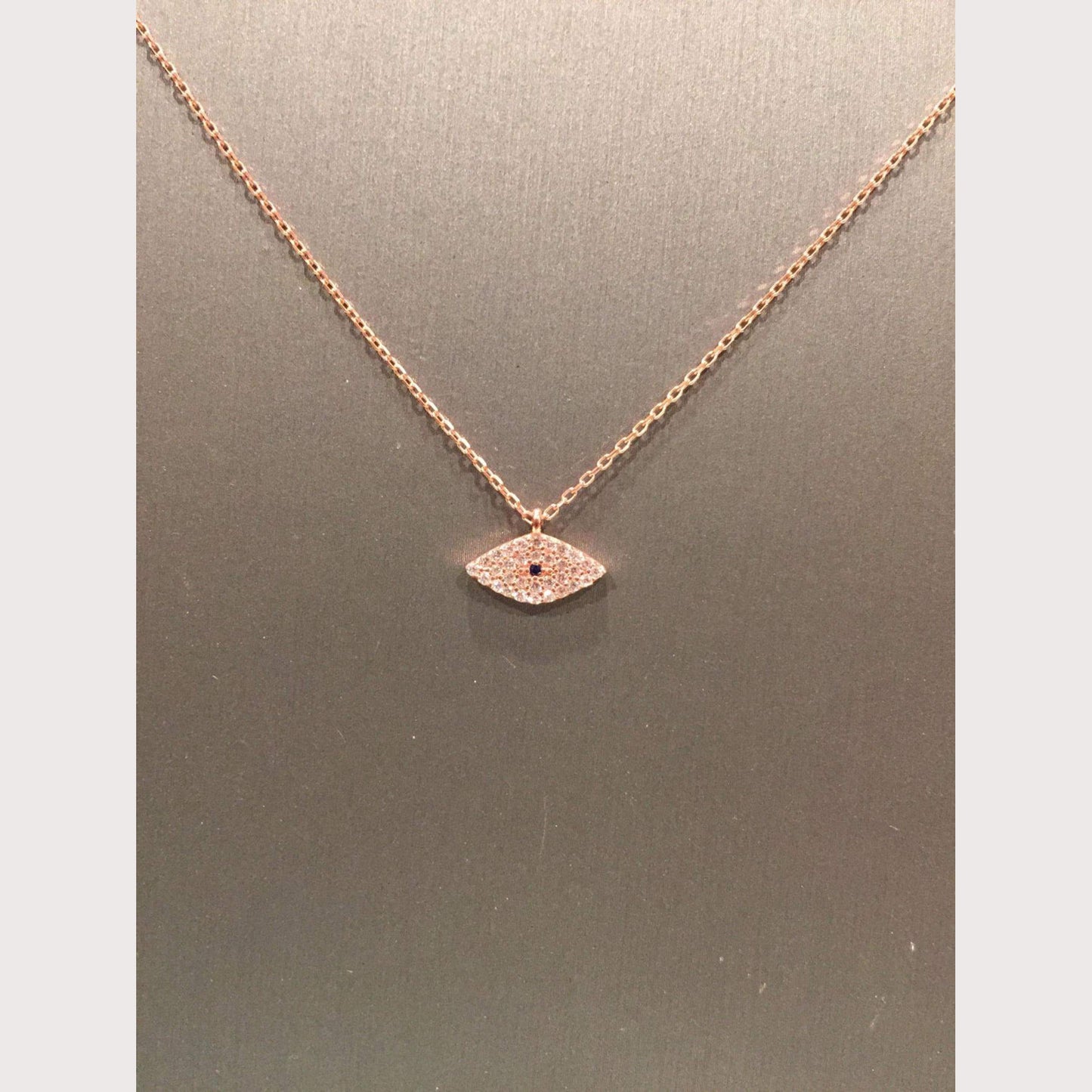 Modern Shiny Eye Necklace