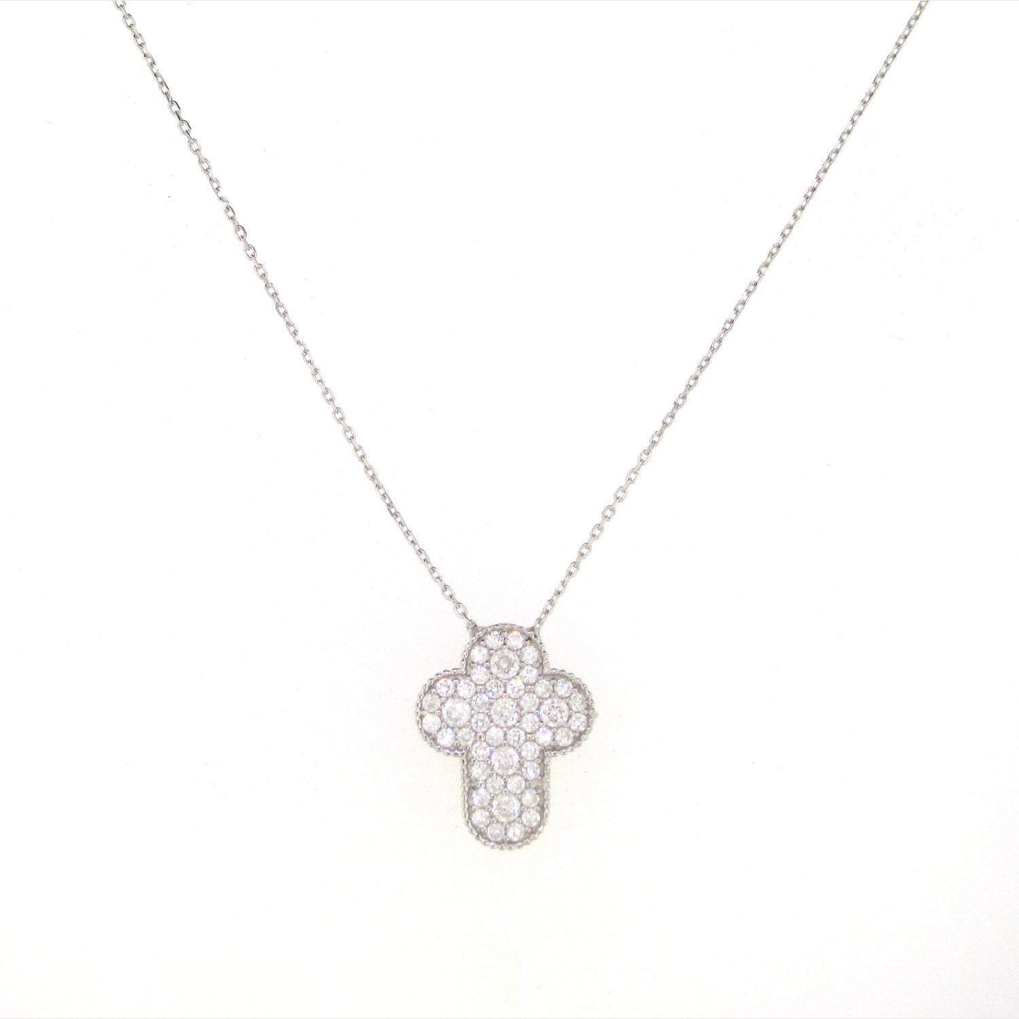 Puffy Cross Necklace