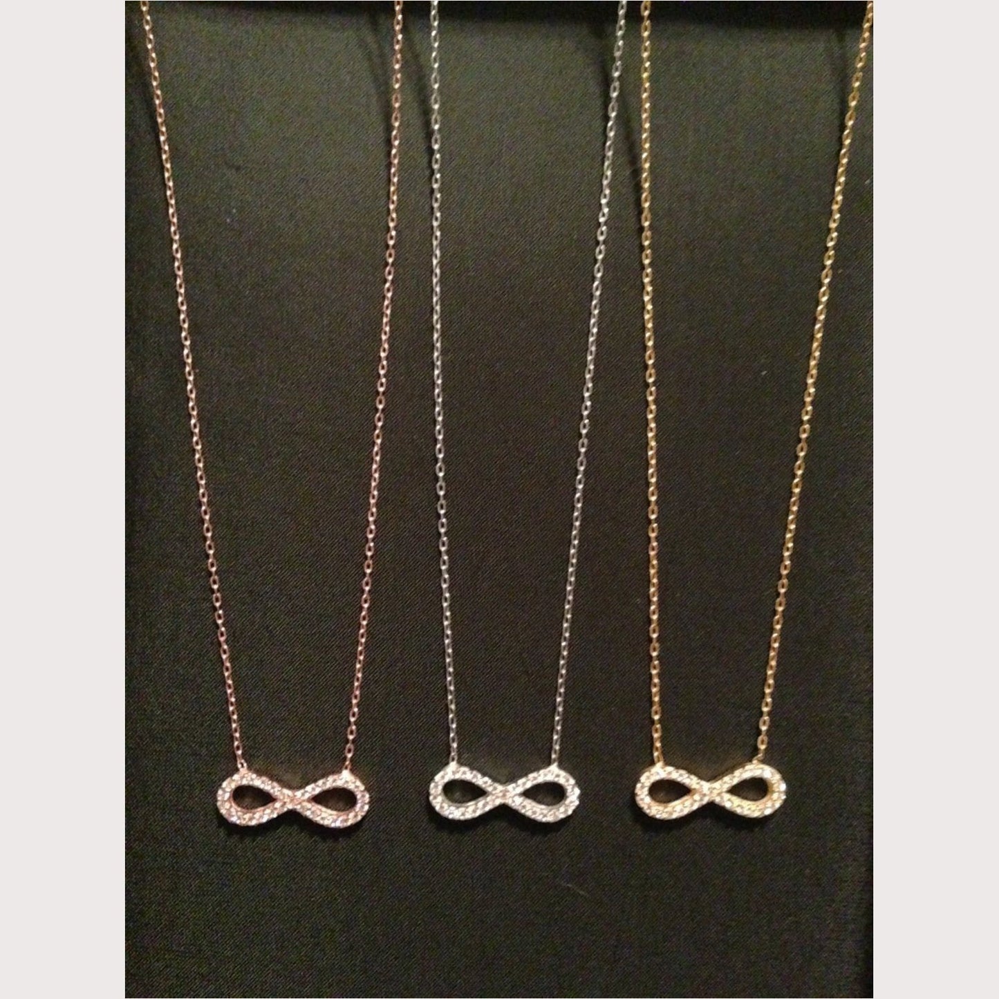 Infinity Pave Necklace