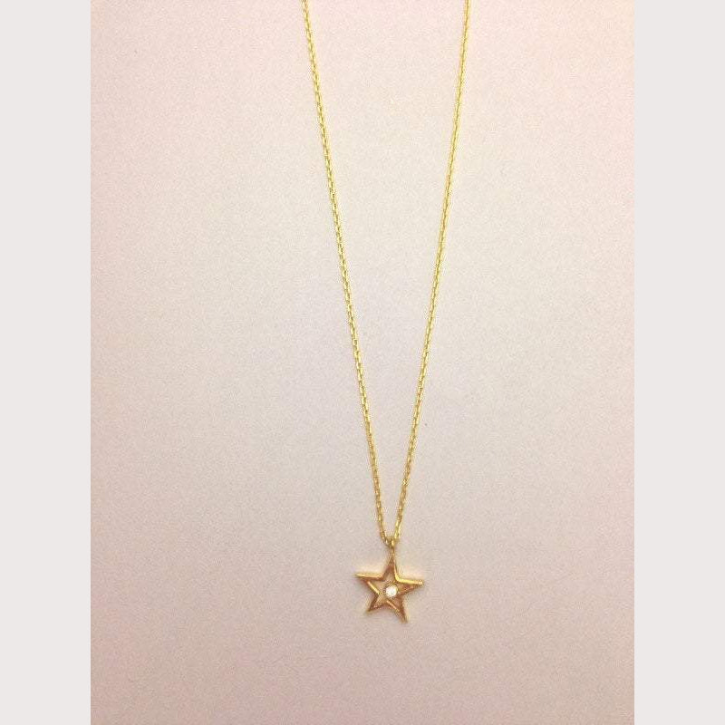 Gold Star Necklace