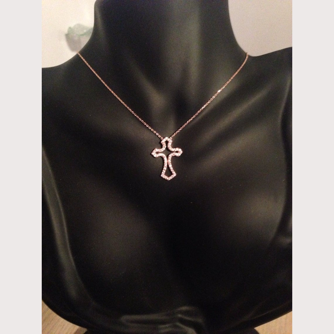Antique Pave Cross