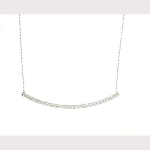 Pave Bar Necklace