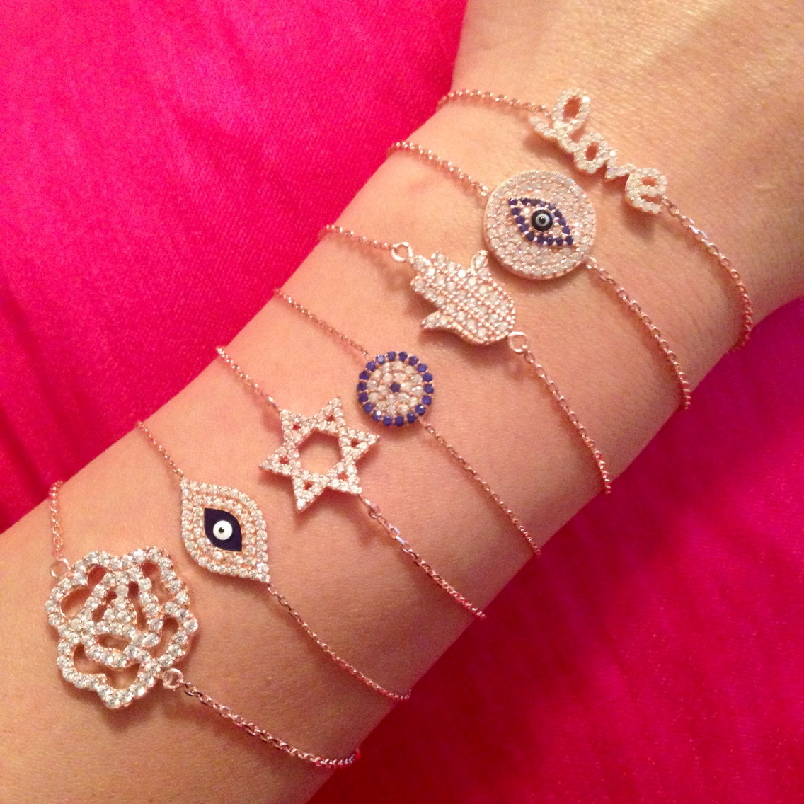 Rose Flower Bracelet