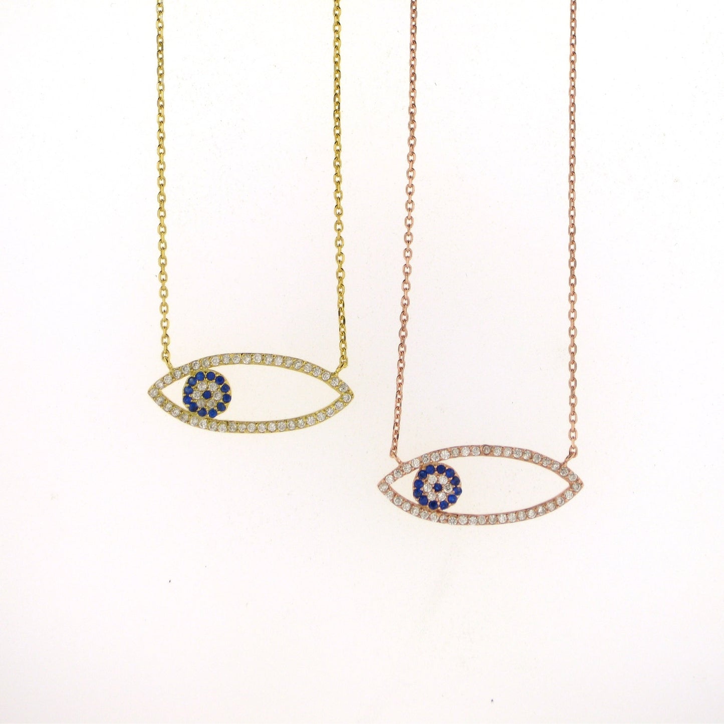 Halo Evil Eye Necklace