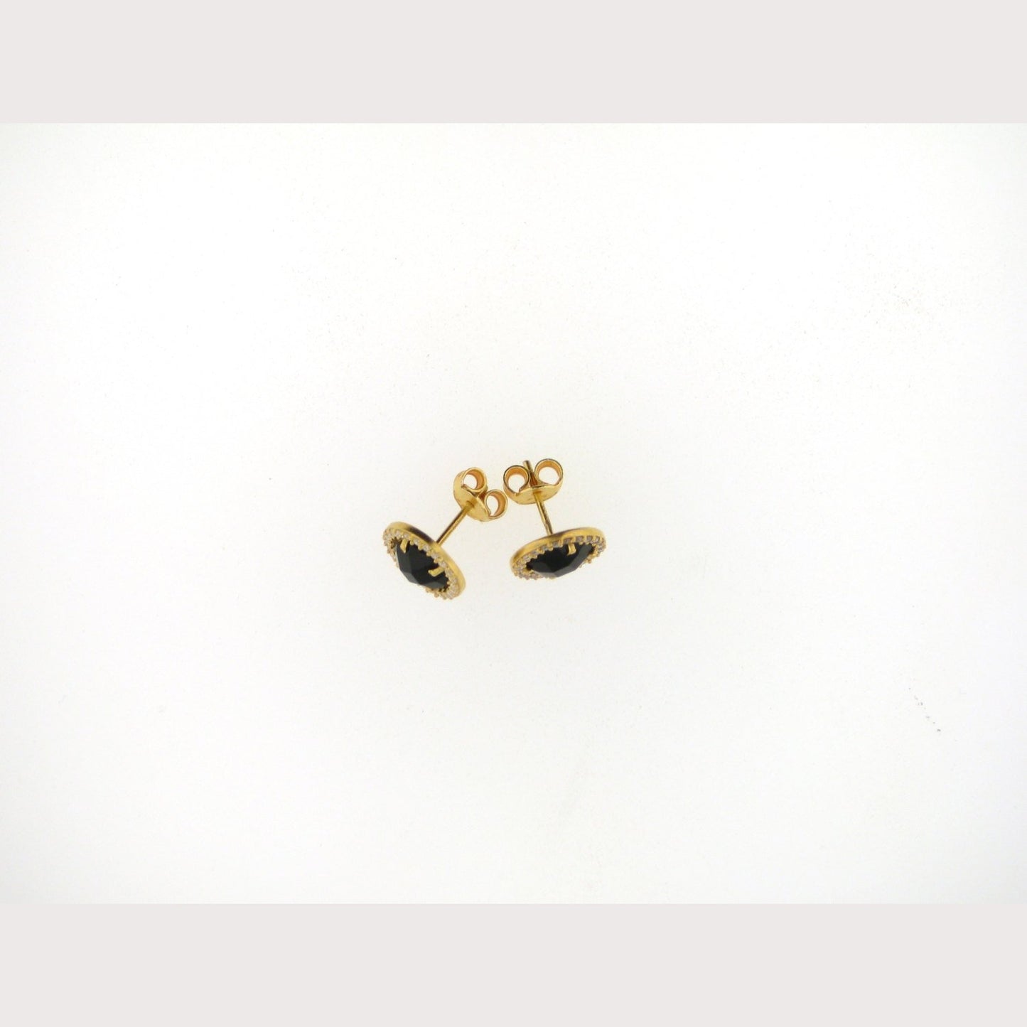 Onyx Gemstone Studs