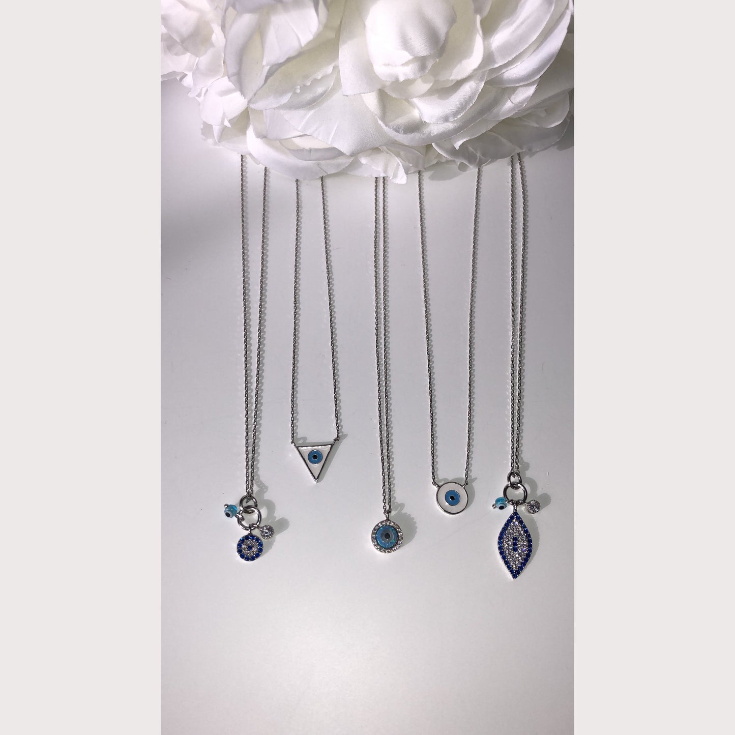Dangling Evil Eye Necklace