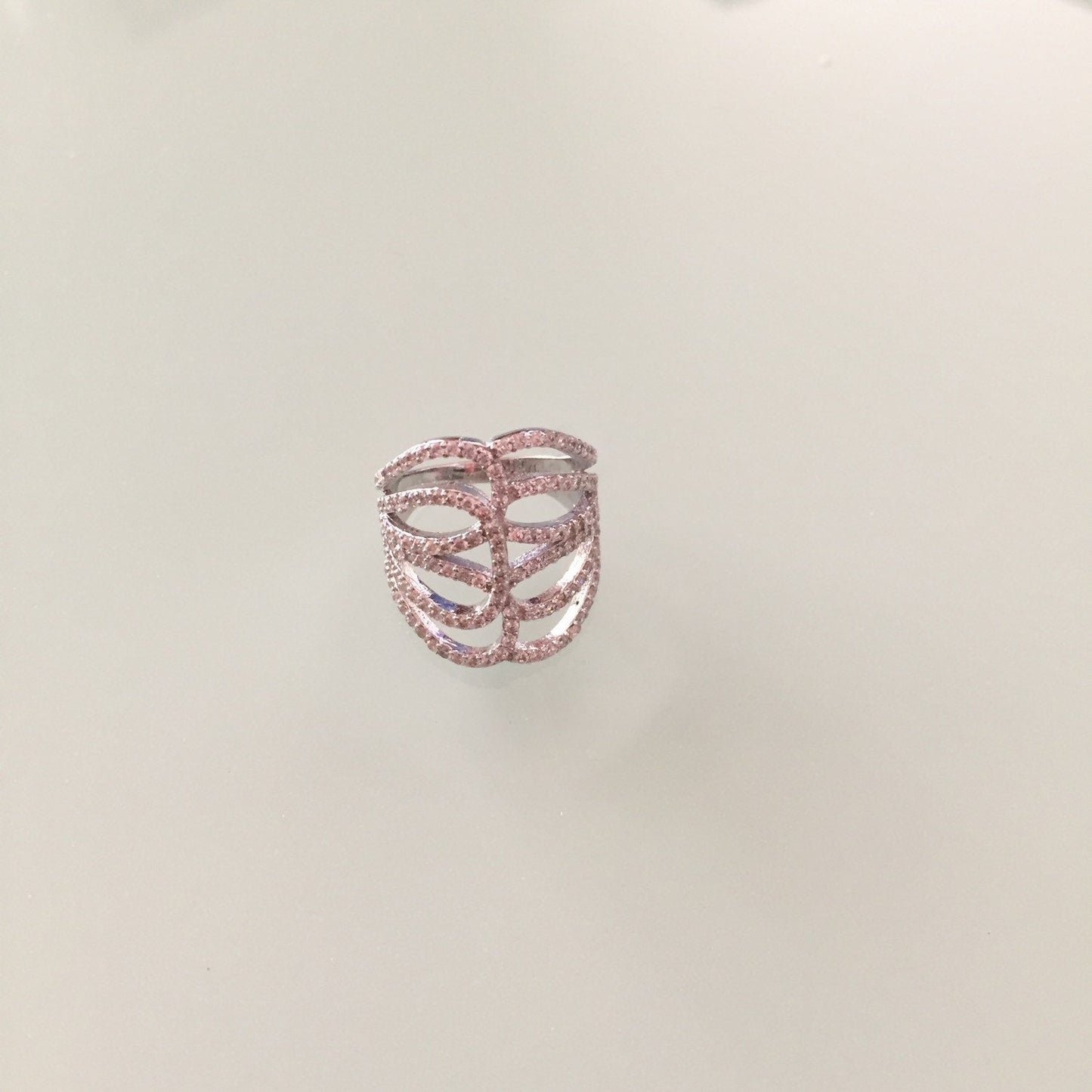 Wave Pave Ring