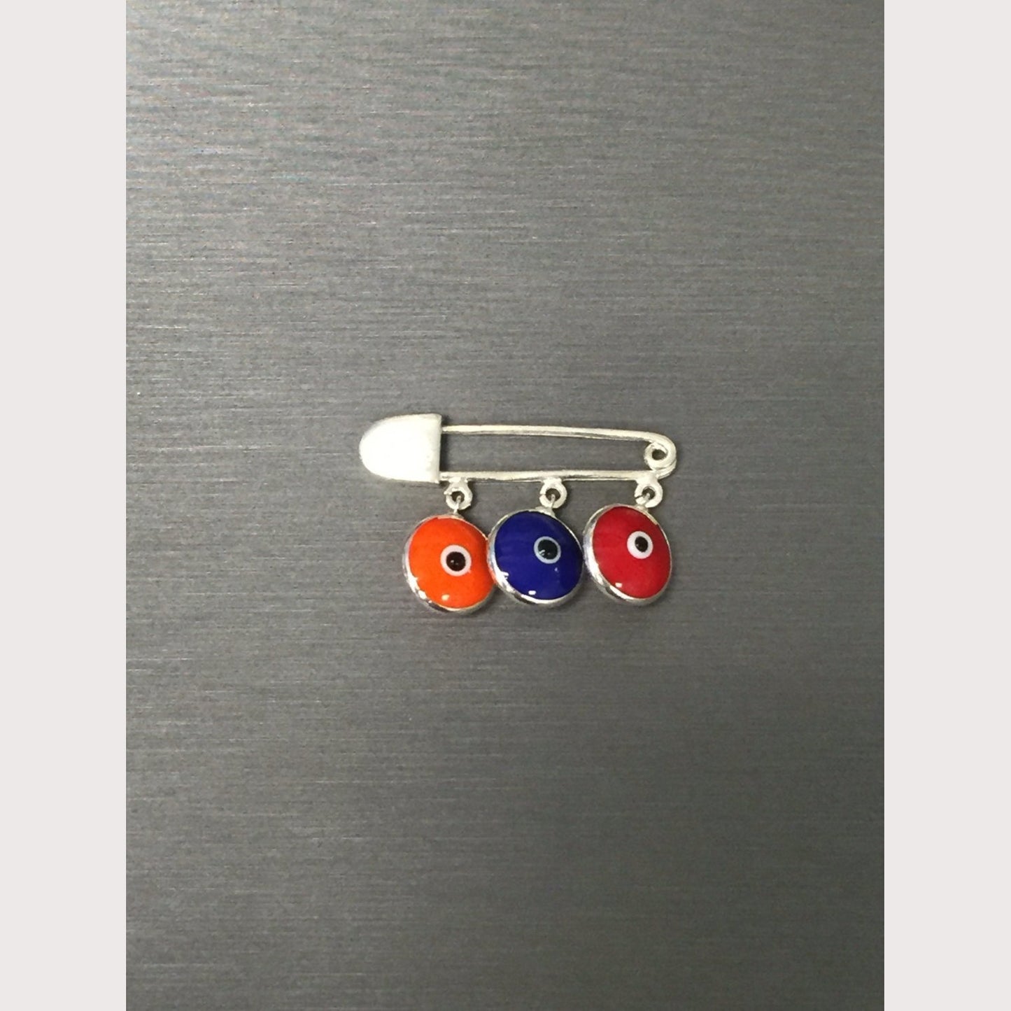 Hye Em Yes-Evil Eye Safety Pin