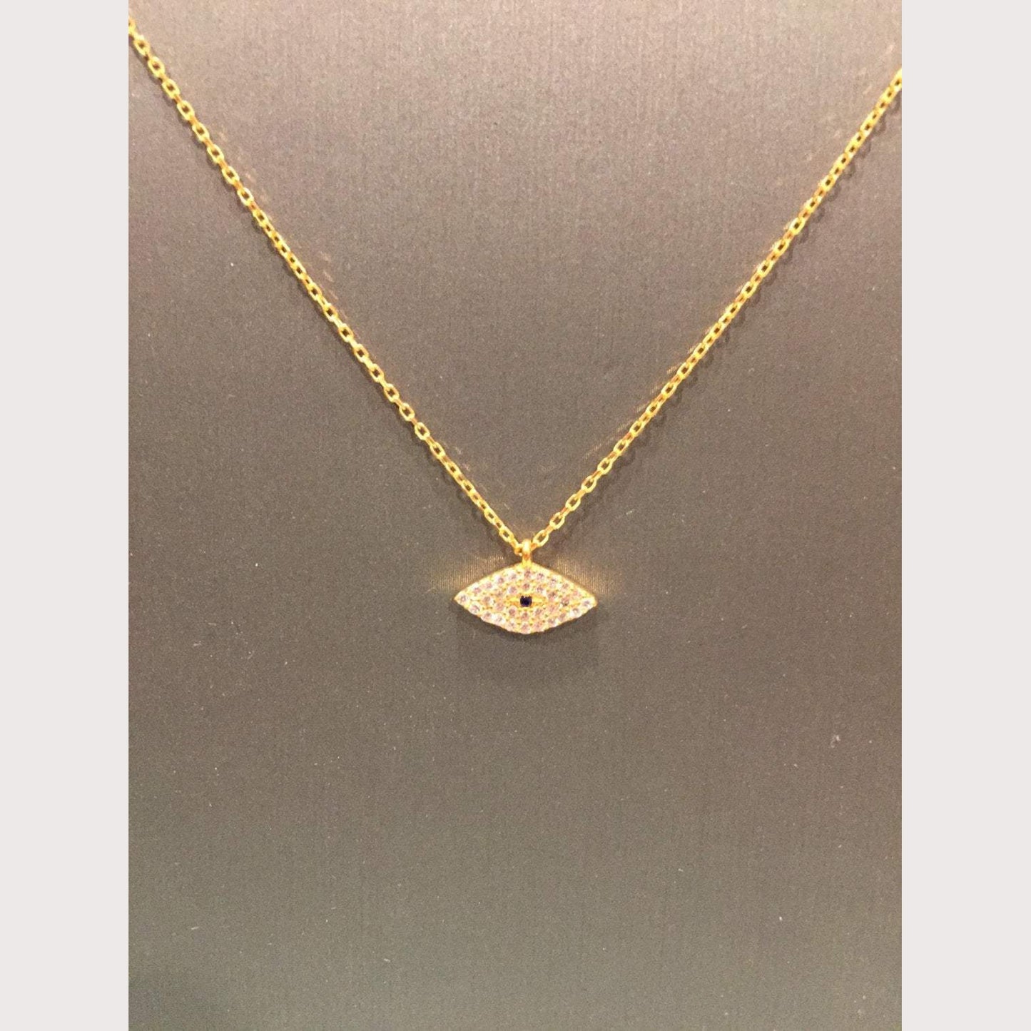 Modern Shiny Eye Necklace