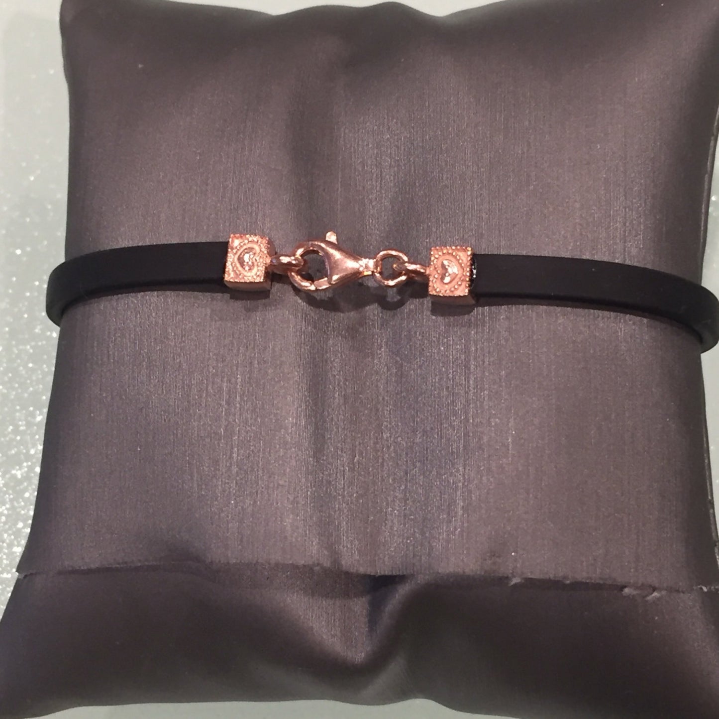 Leather Clover Bracelet