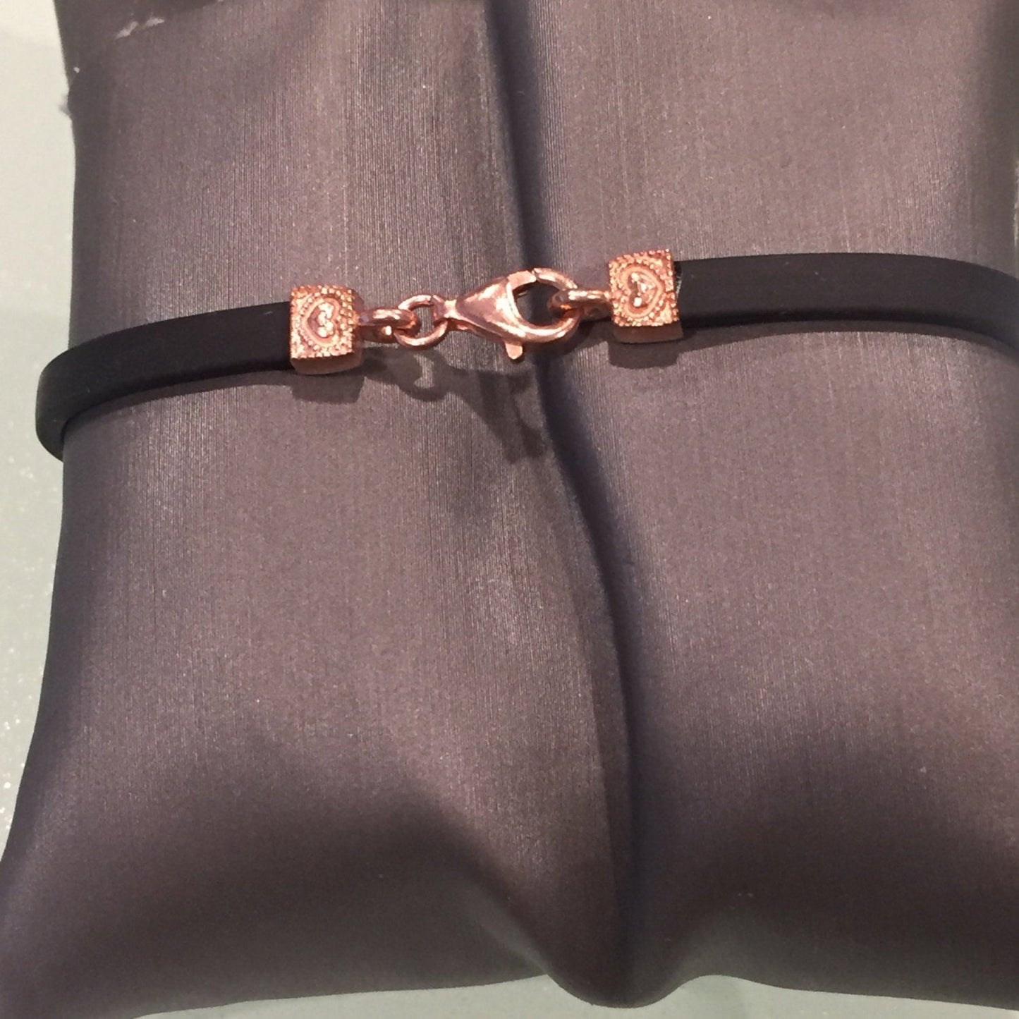 Leather Turquoise Eye Bracelet- Round