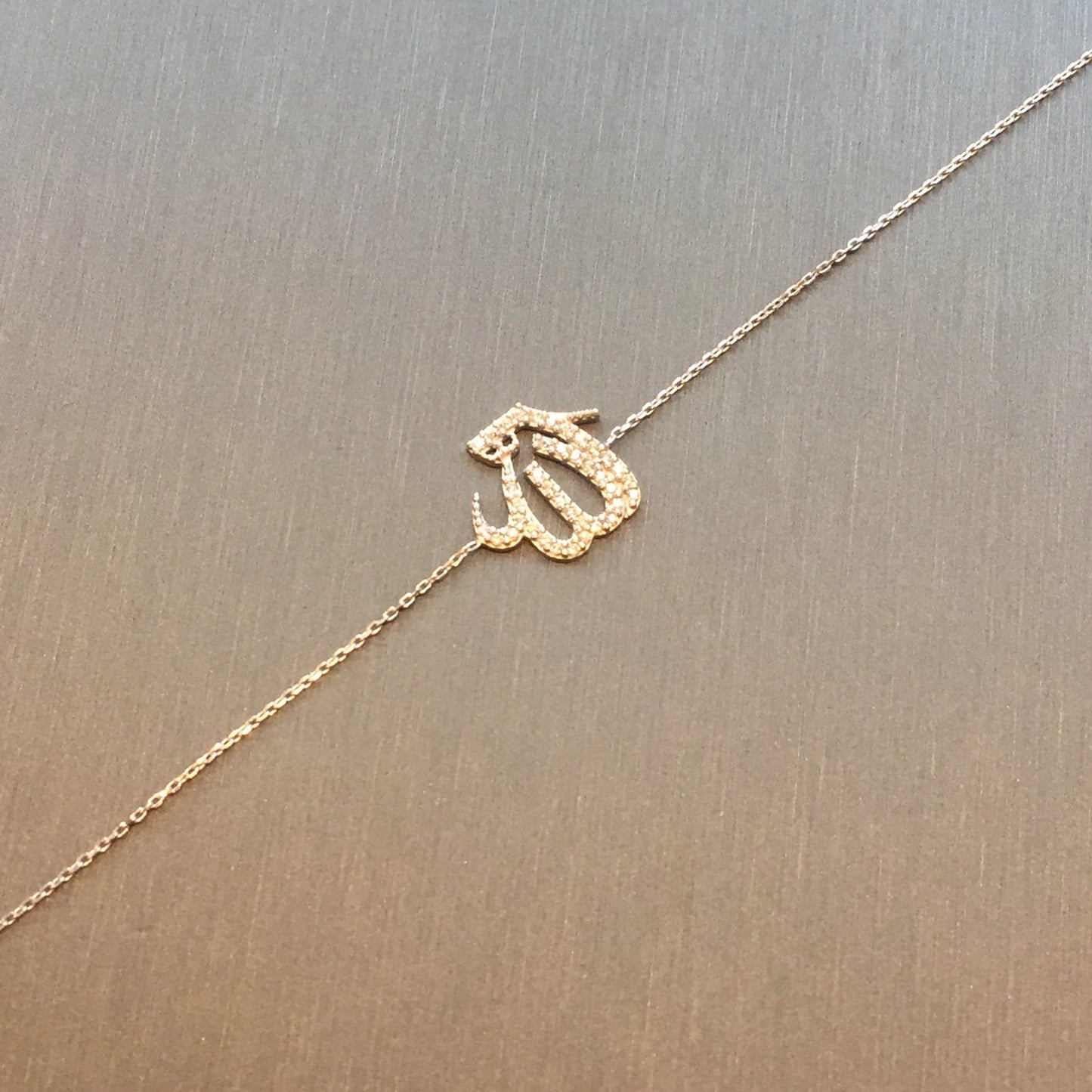 Medium Pave Allah Bracelet