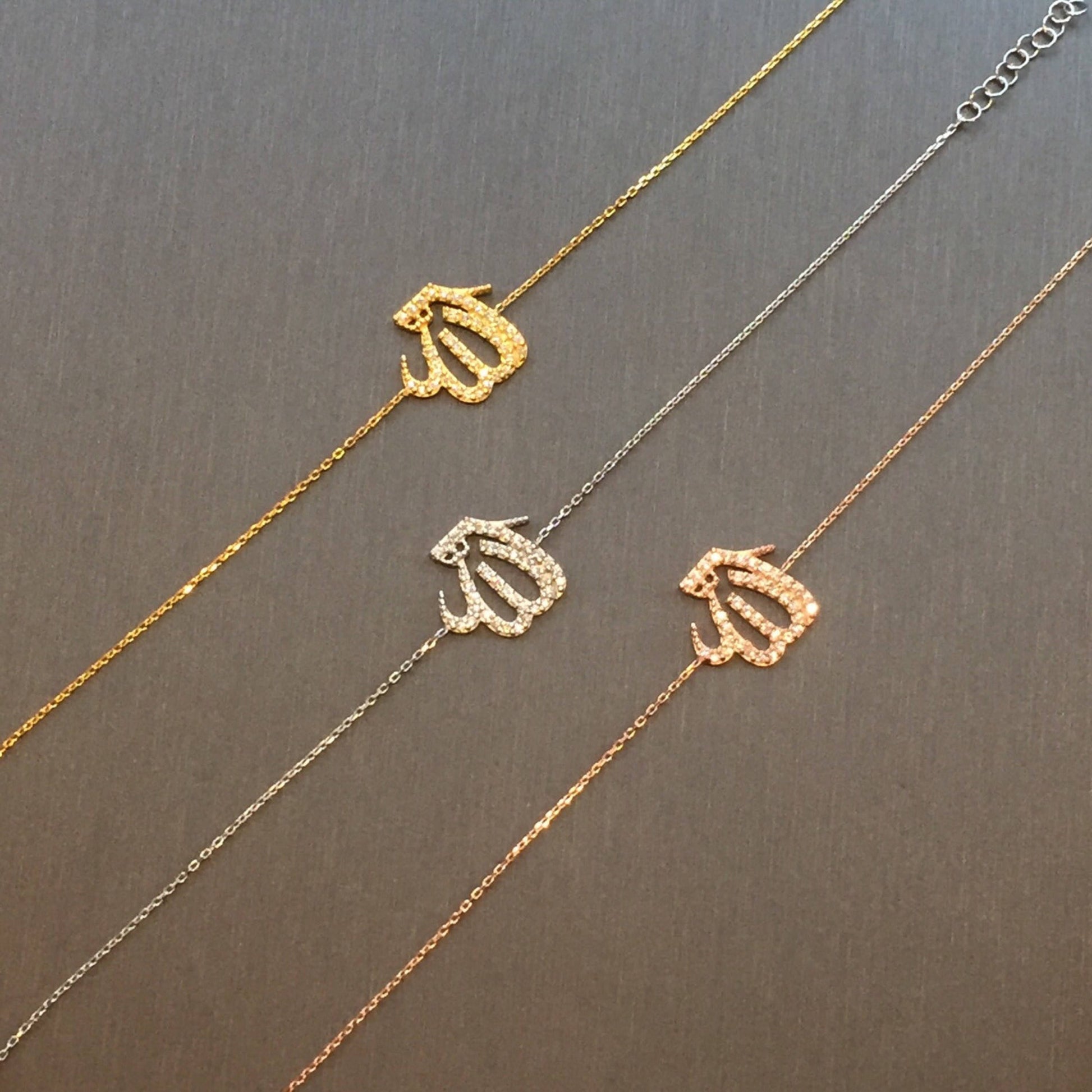 Medium Pave Allah Bracelet