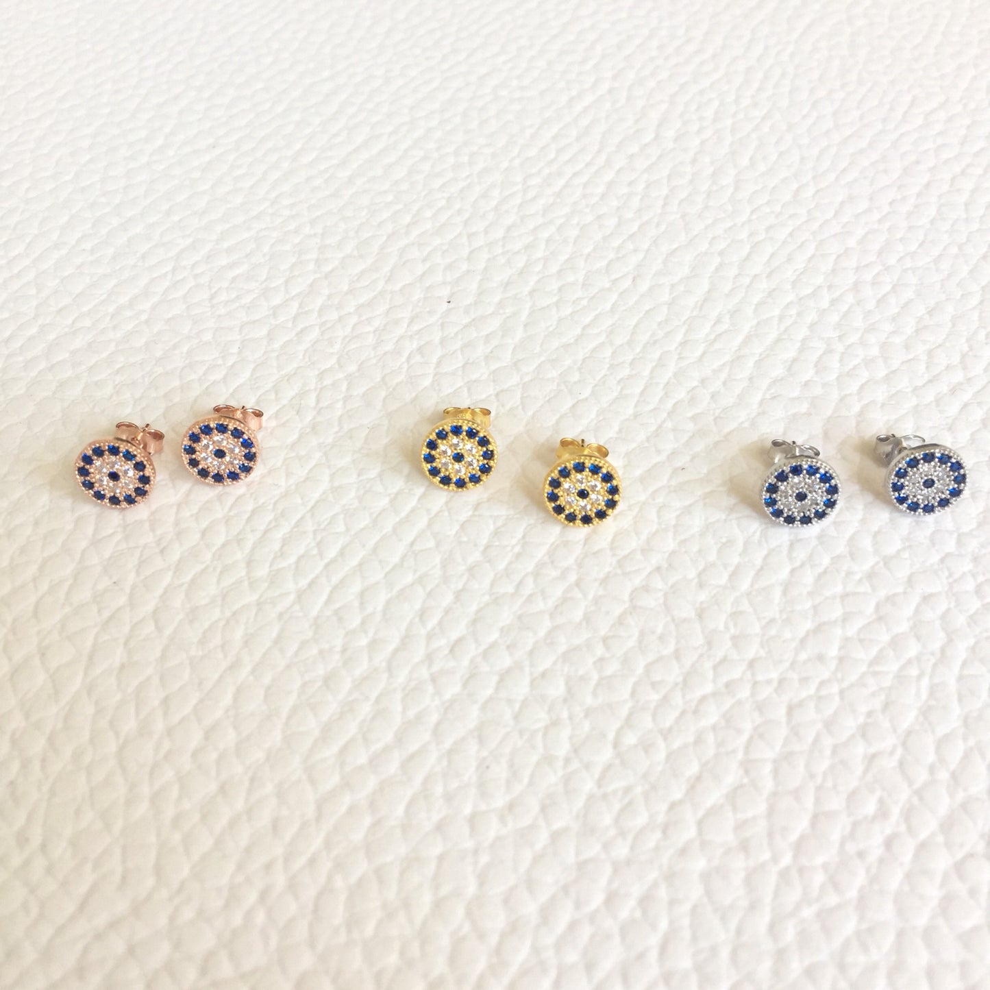 Small Evil Eye Stud Earrings