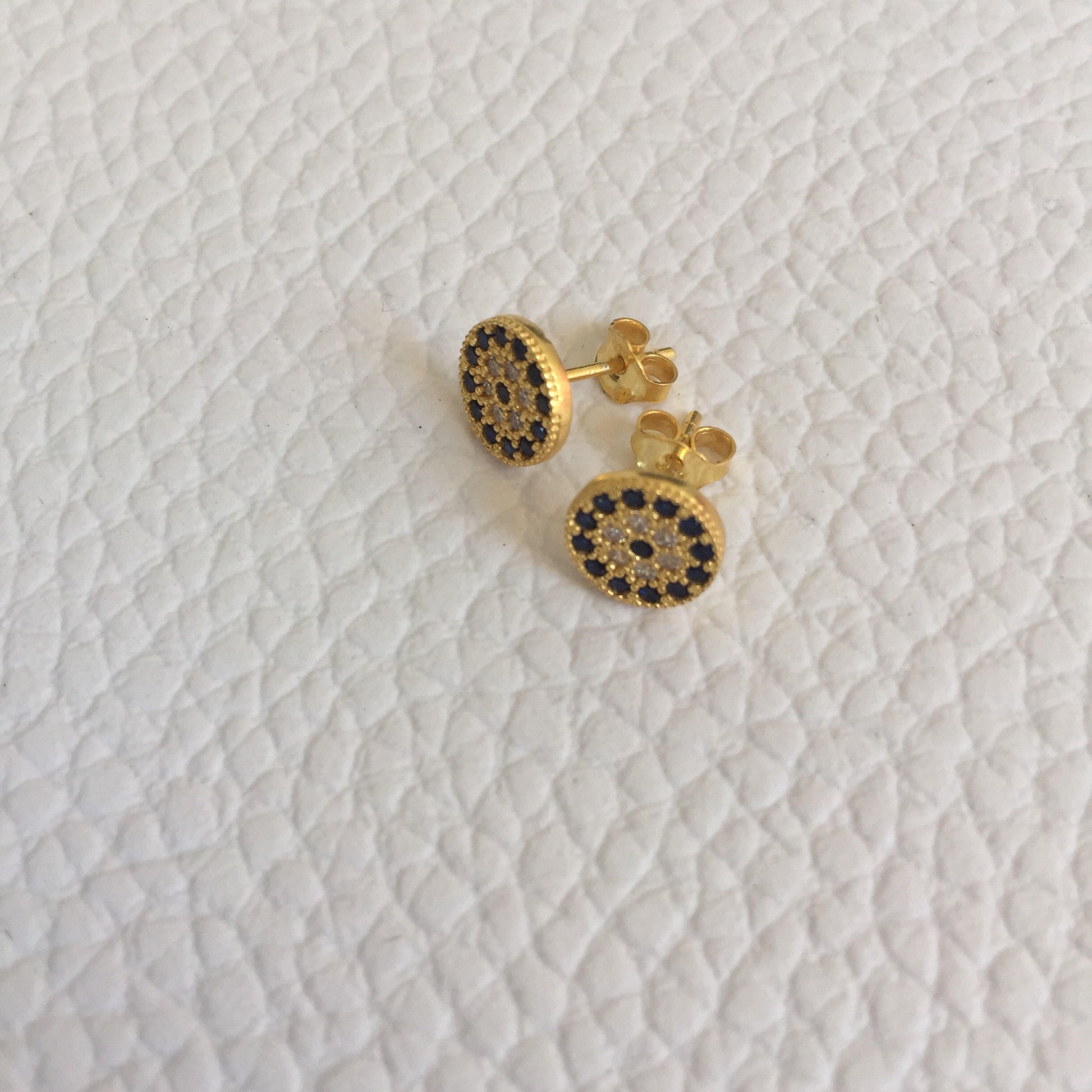 Small Evil Eye Stud Earrings
