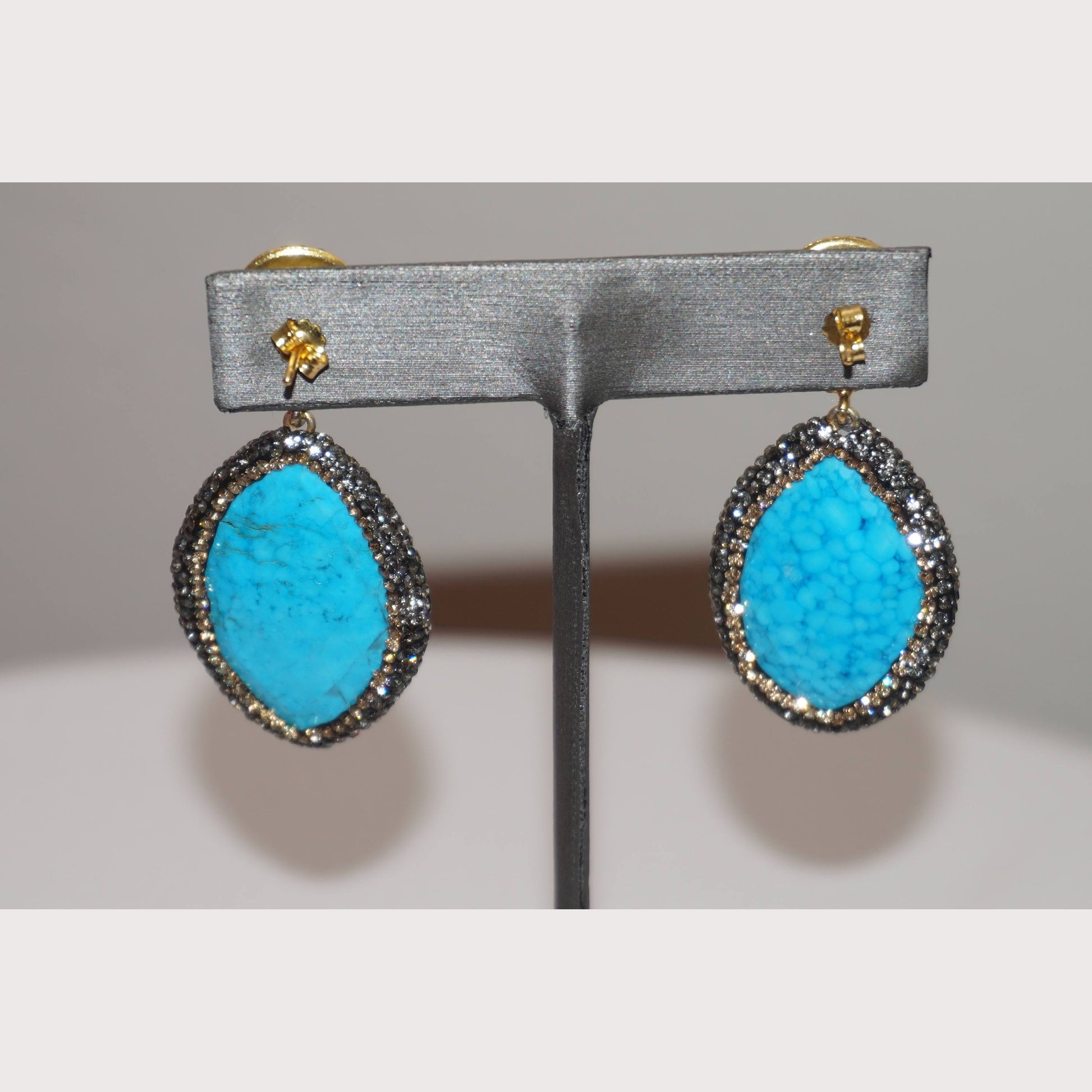 Crystal Gemstone Earrings