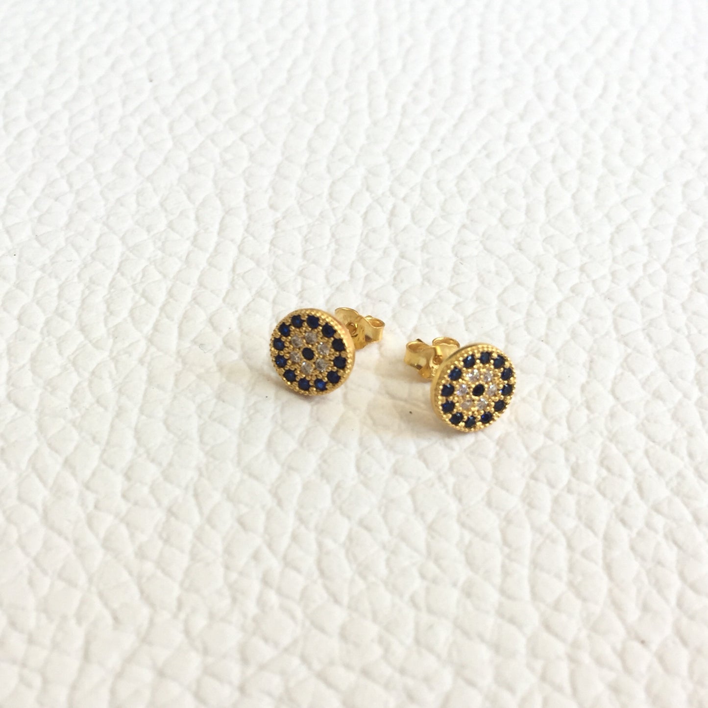 Small Evil Eye Stud Earrings