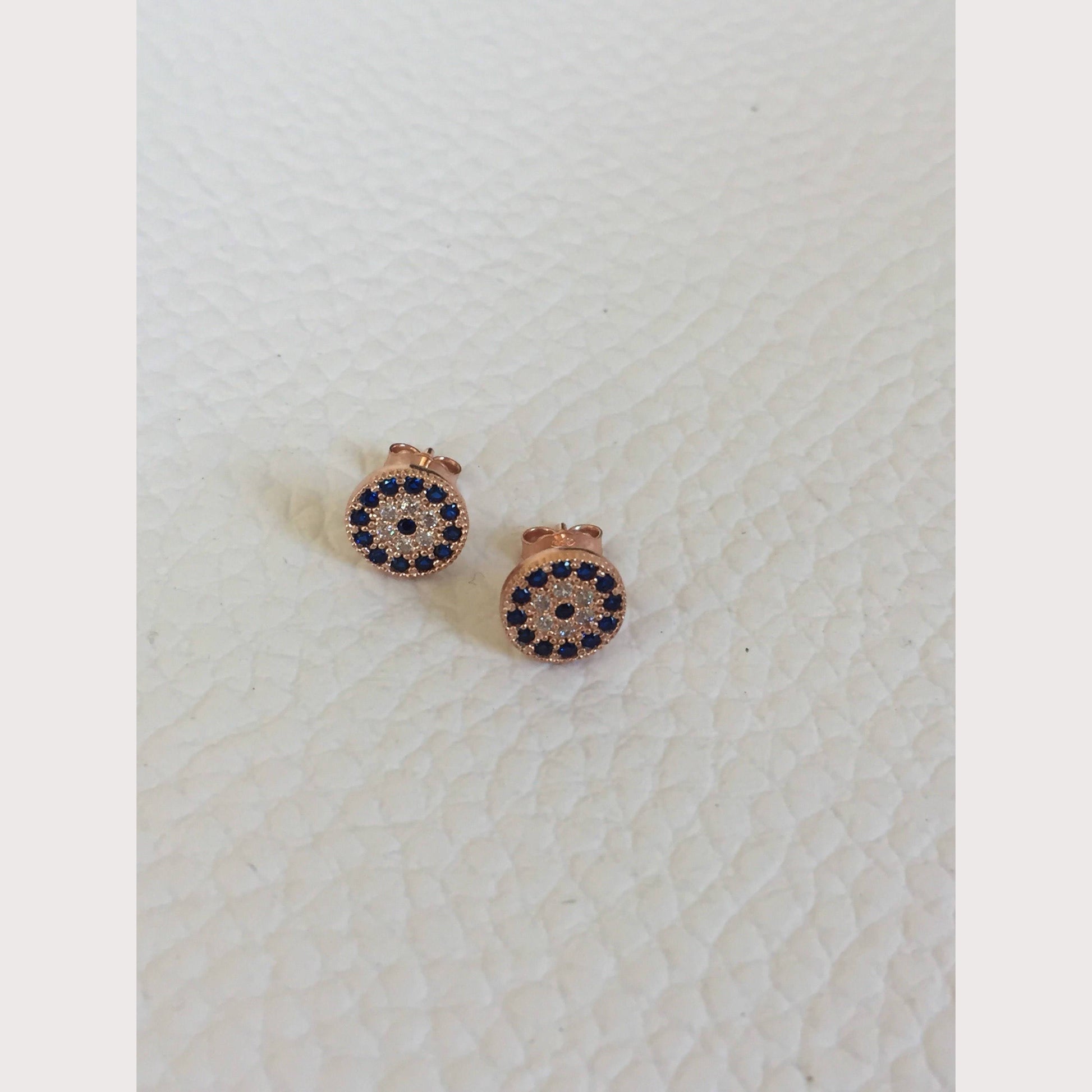 Small Evil Eye Stud Earrings