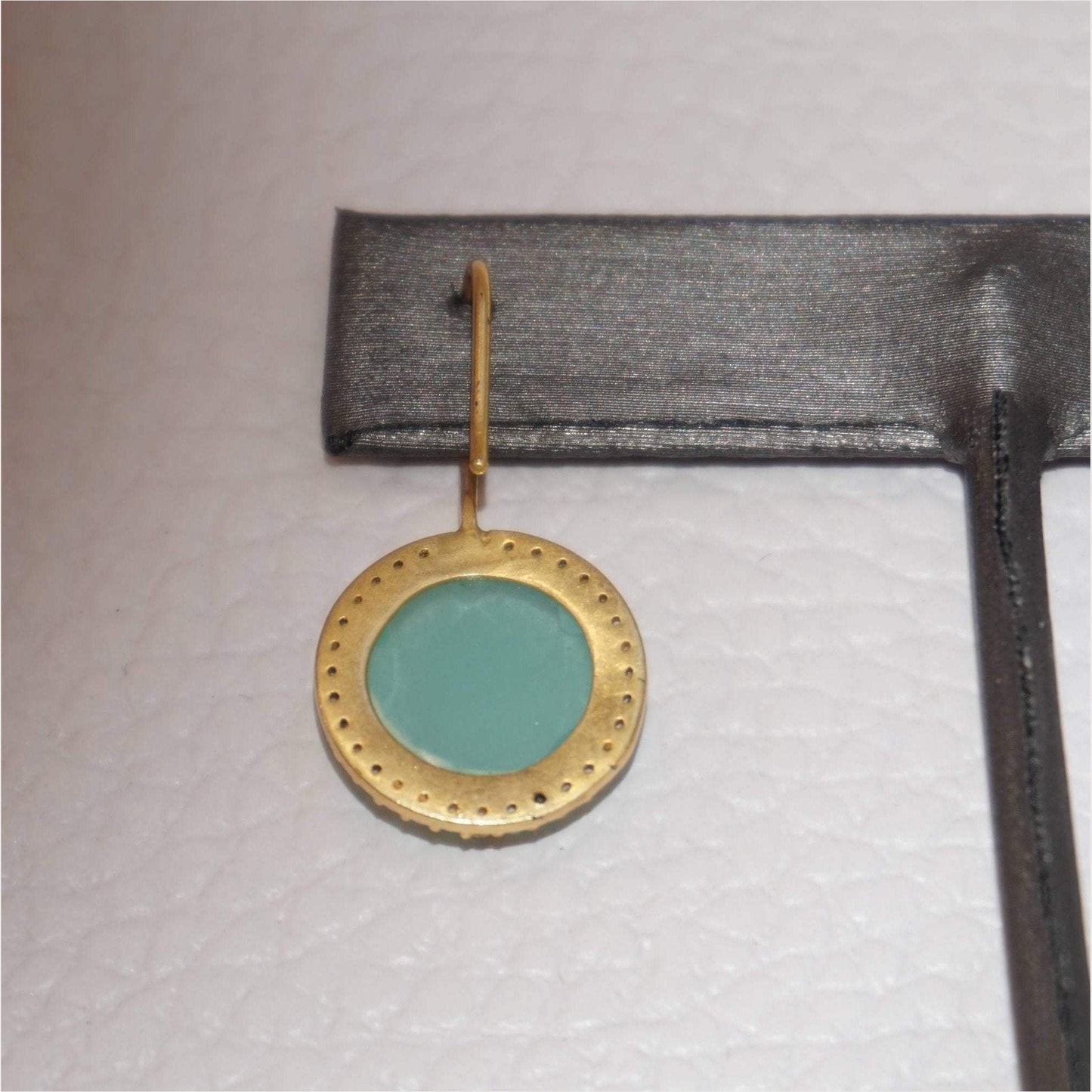 Mint Green Gemstone Earrings