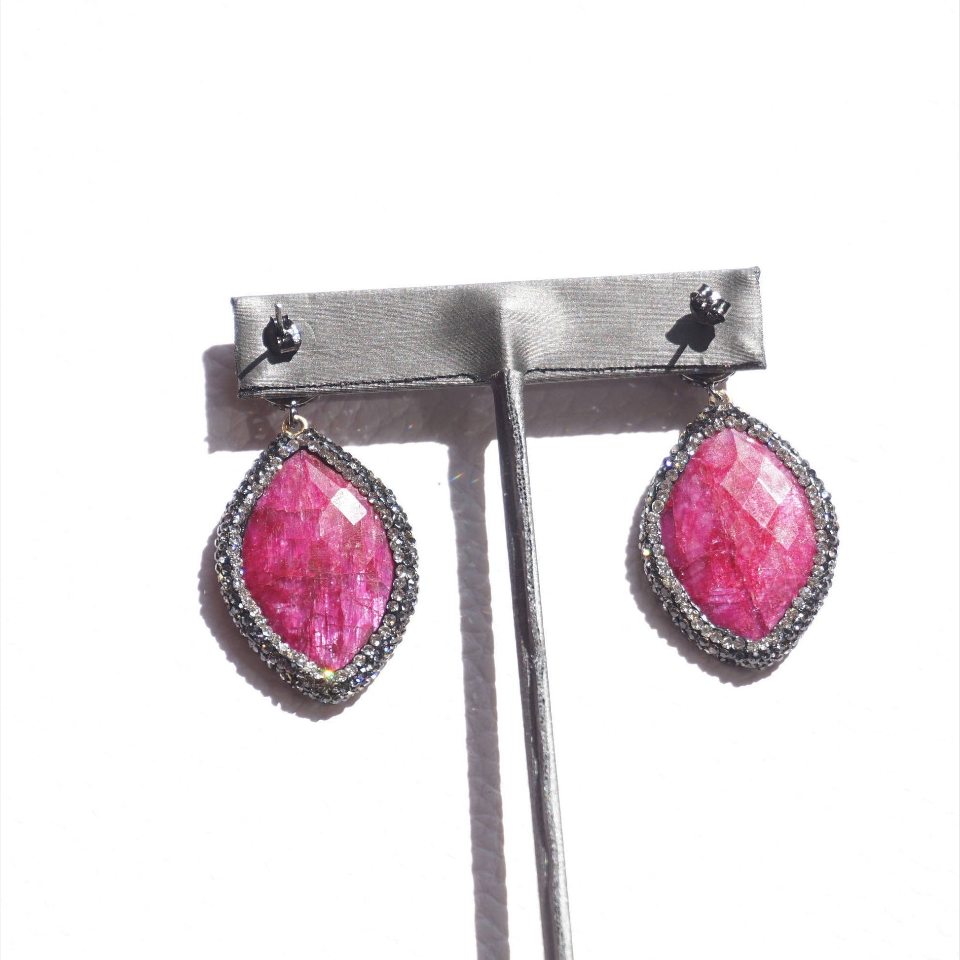 Crystal Gemstone Earrings