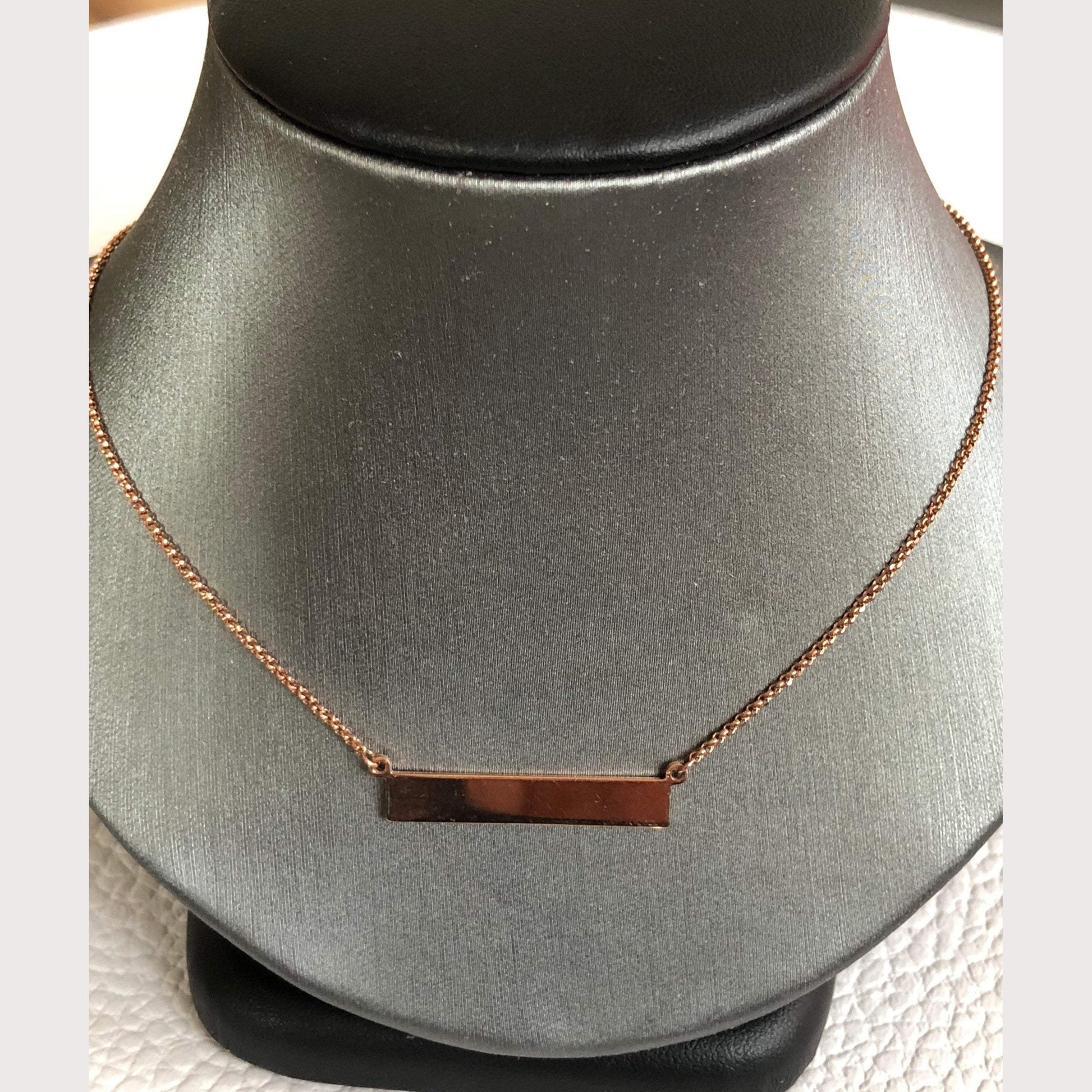 Plain Bar Necklace