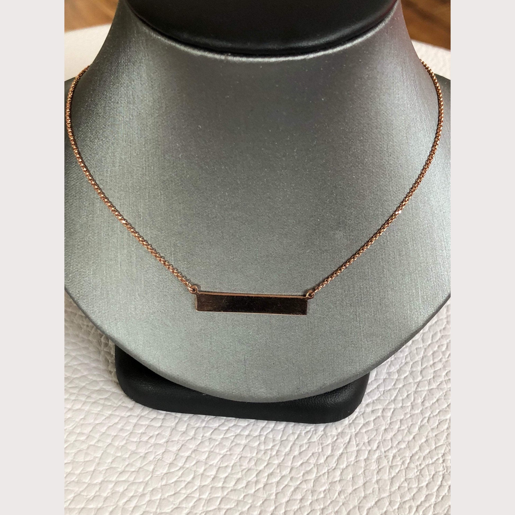 Plain Bar Necklace