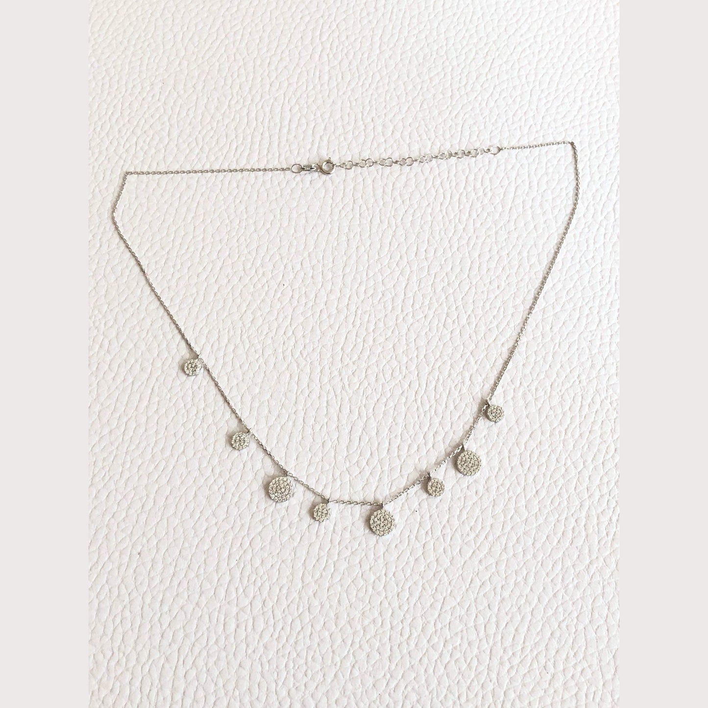 Dangling Disc Necklace