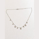 Dangling Disc Necklace