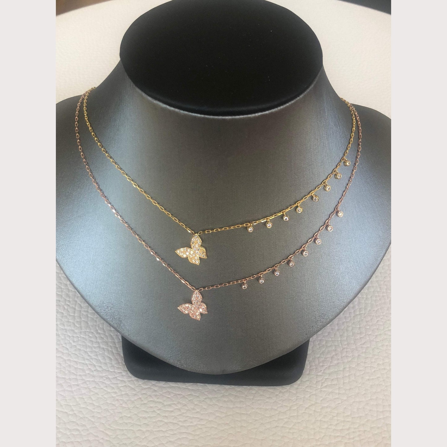 Floating Butterfly Necklace