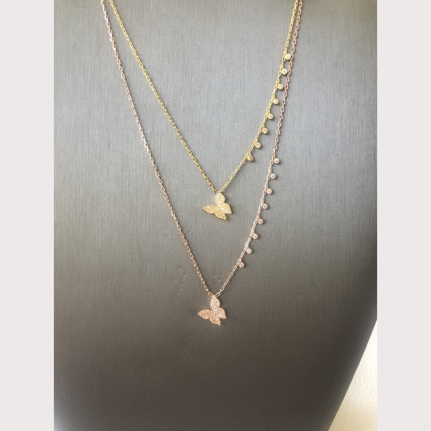 Floating Butterfly Necklace