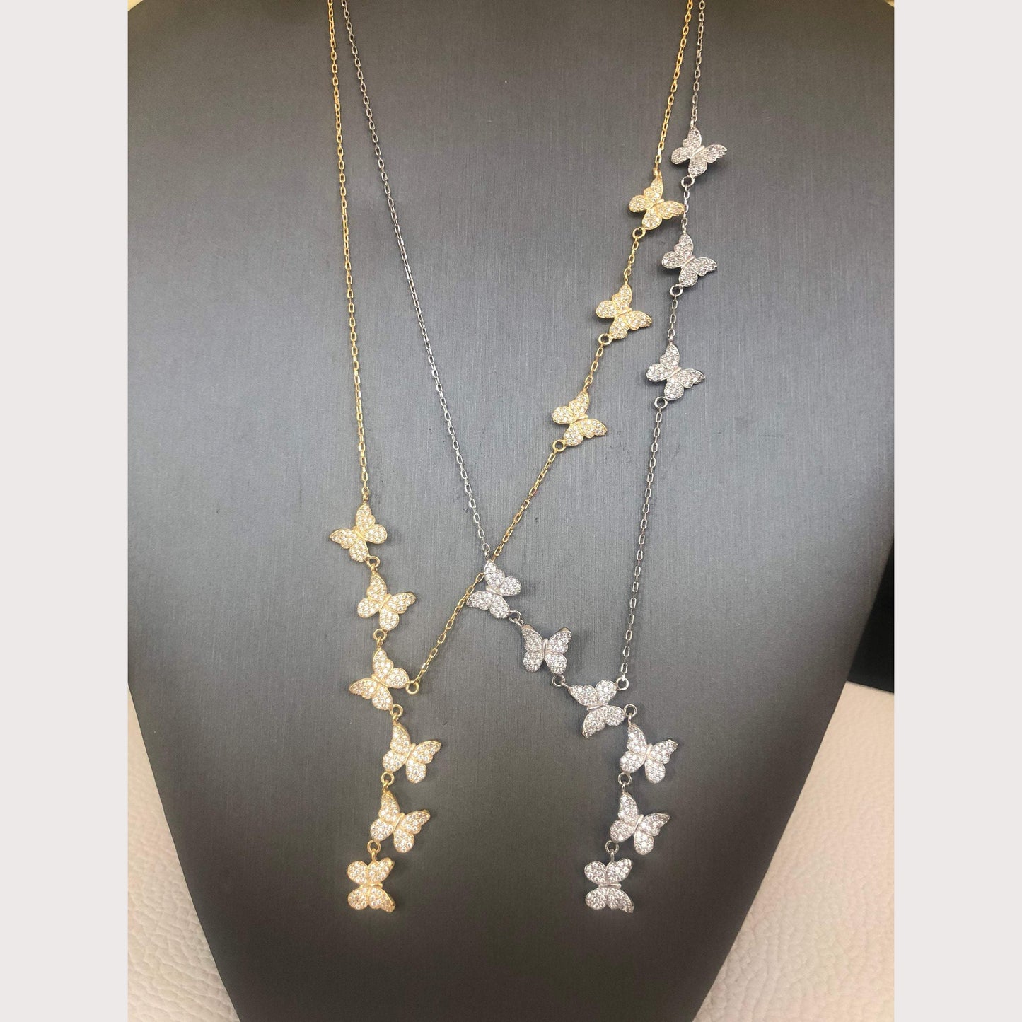 Multi Butterfly Necklace