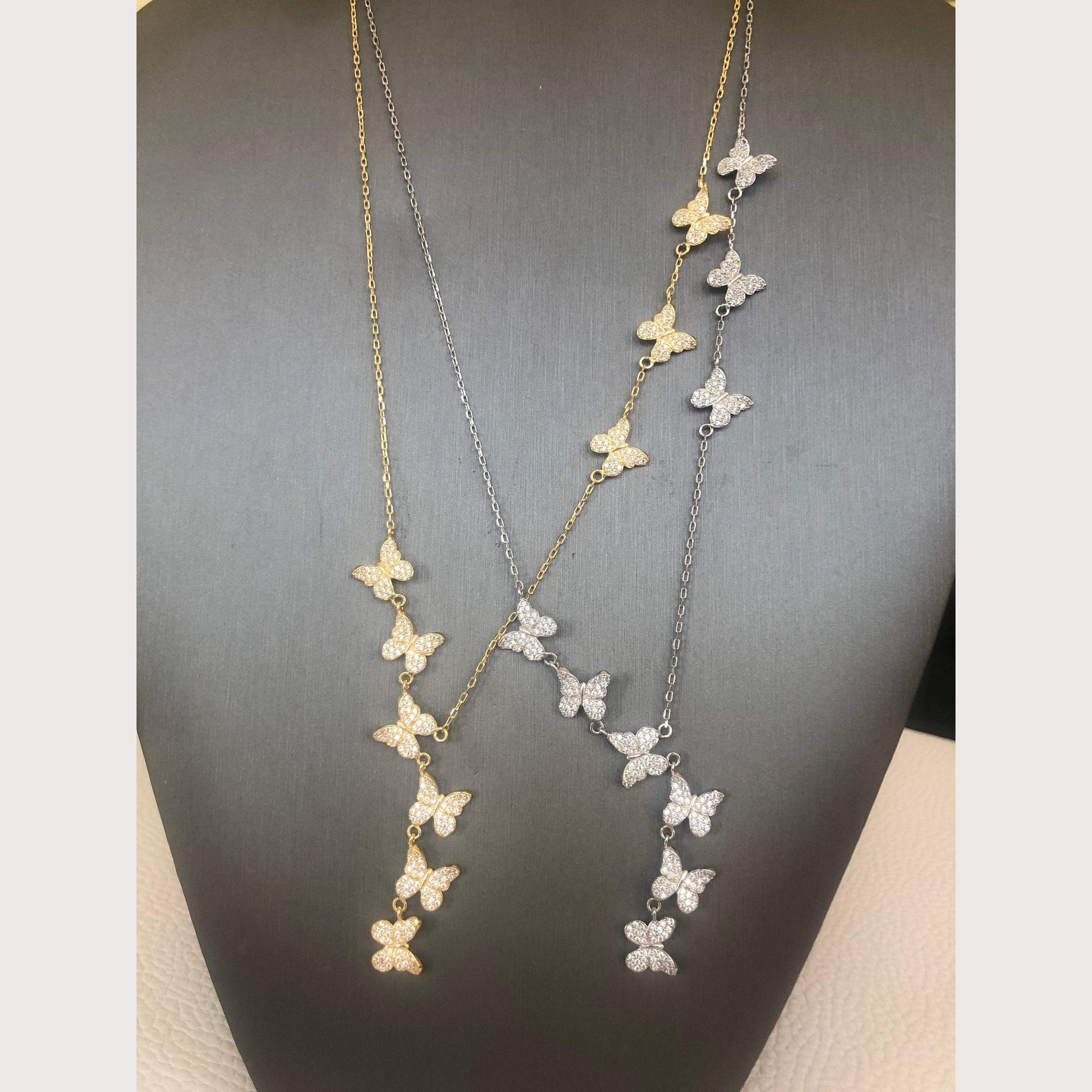 Multi Butterfly Necklace