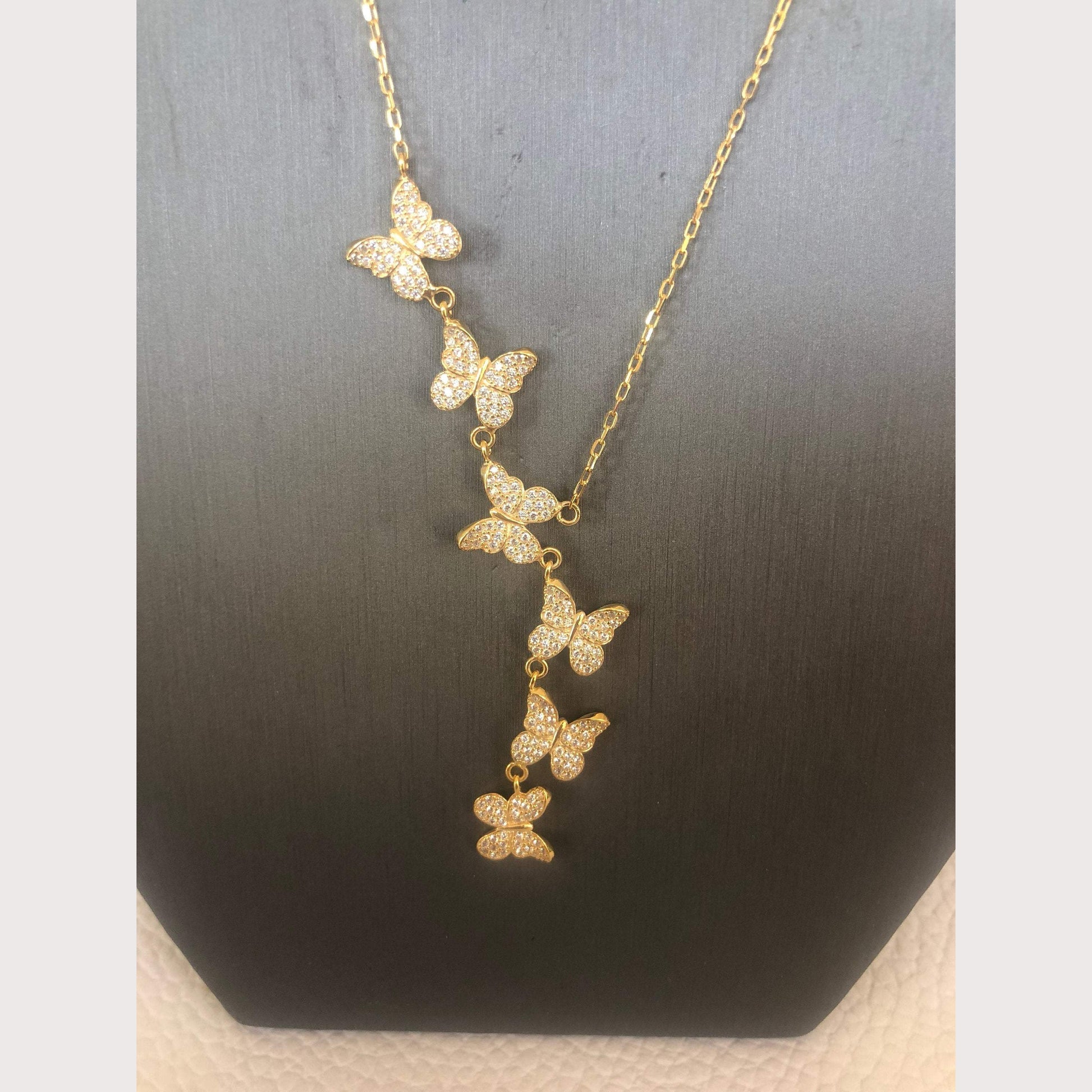 Multi Butterfly Necklace