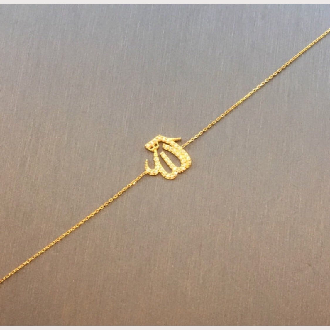 Medium Pave Allah Bracelet