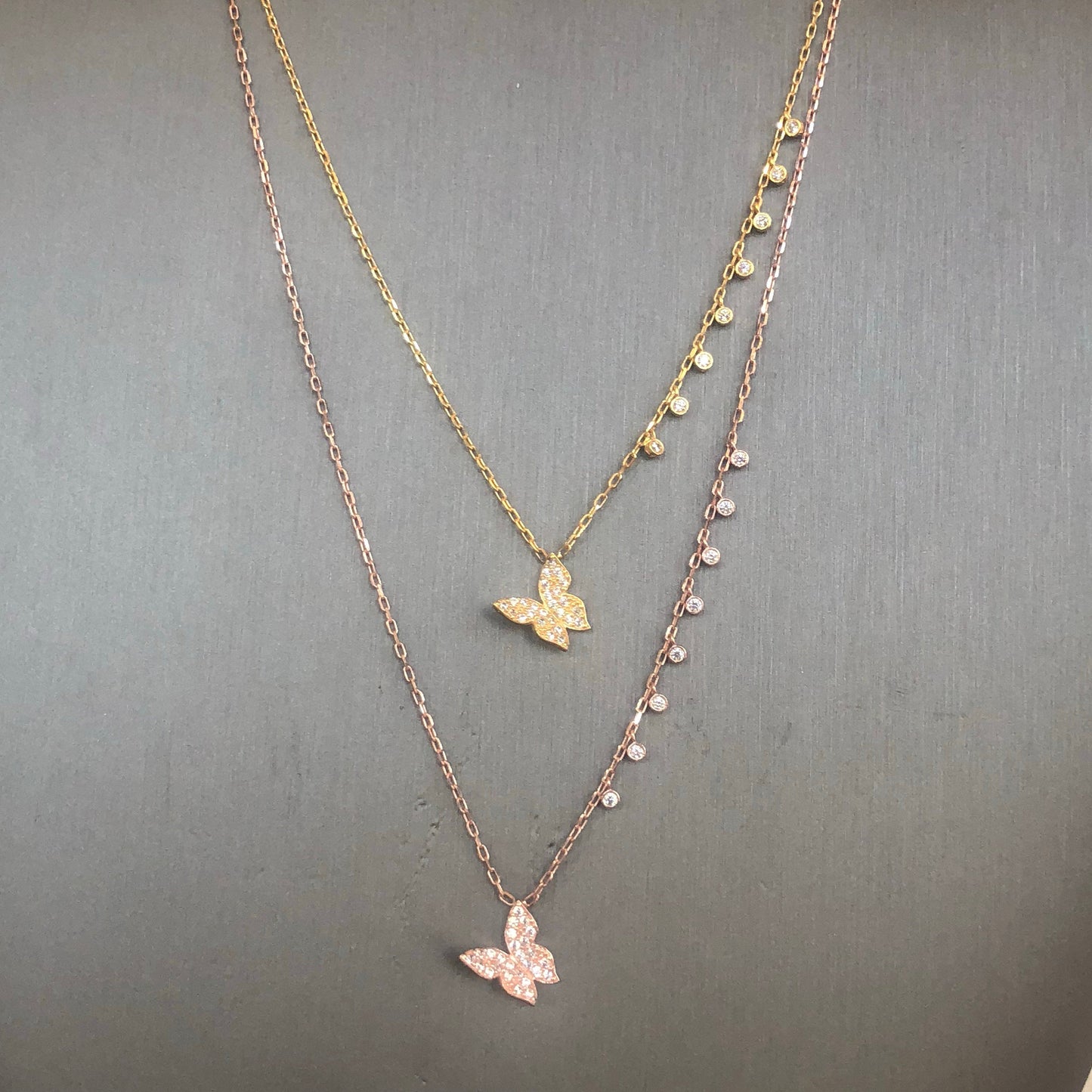 Floating Butterfly Necklace