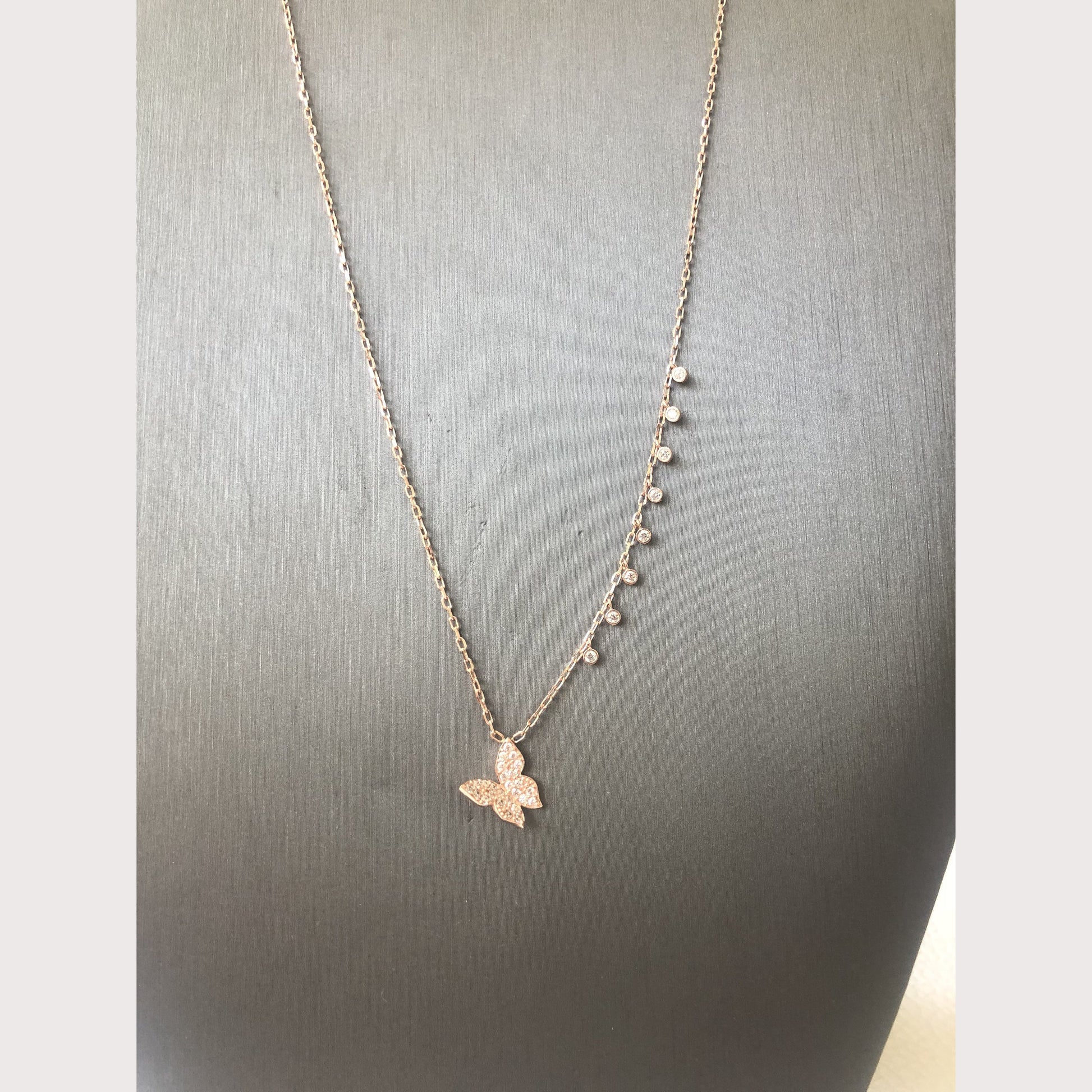 Floating Butterfly Necklace
