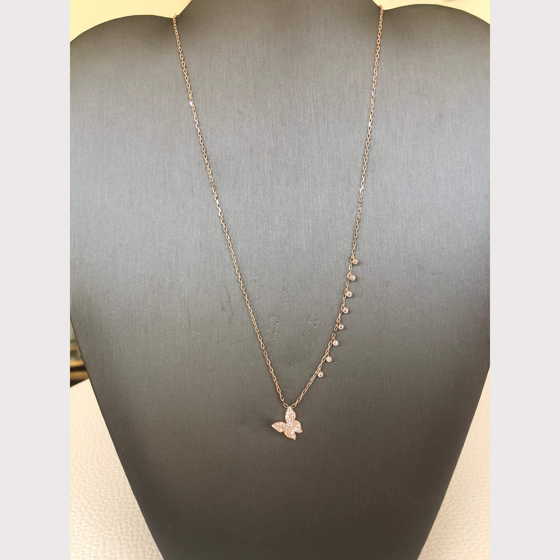 Floating Butterfly Necklace