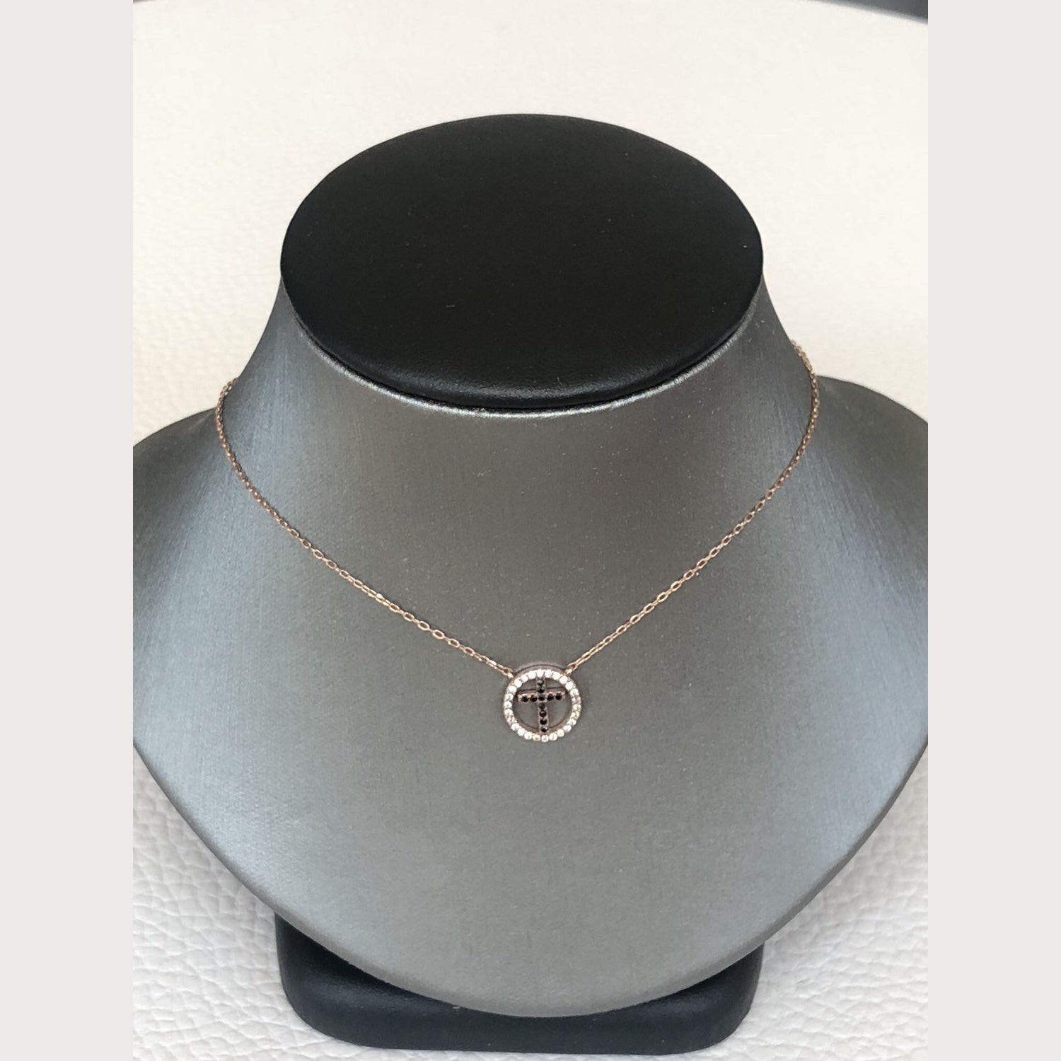 Eternity Cross Necklace