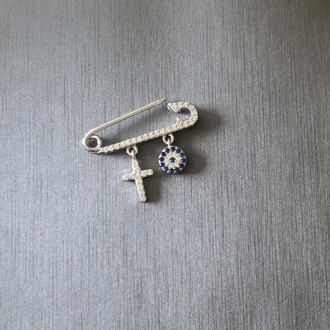 CZ Evil Eye Pins