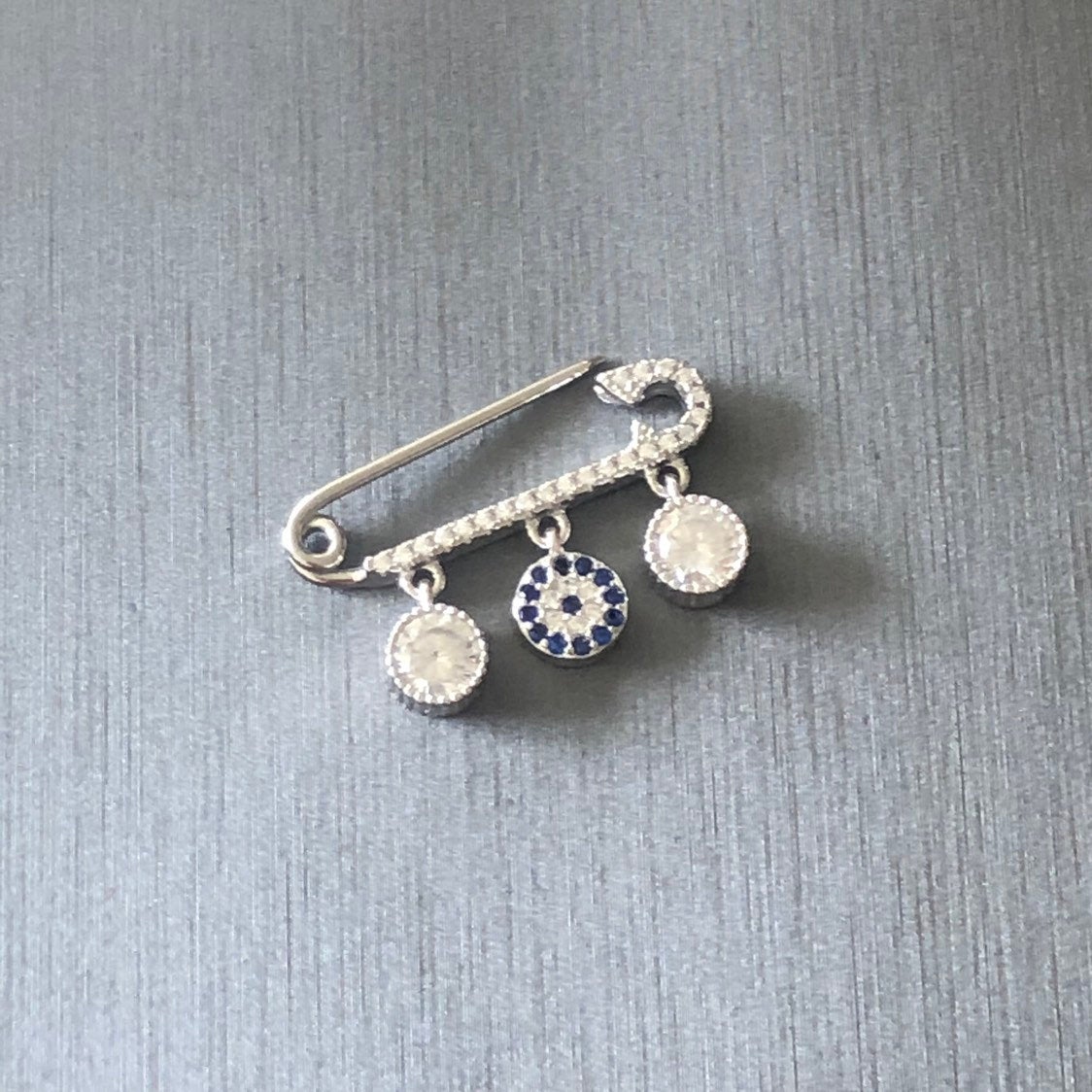 CZ Evil Eye Pins