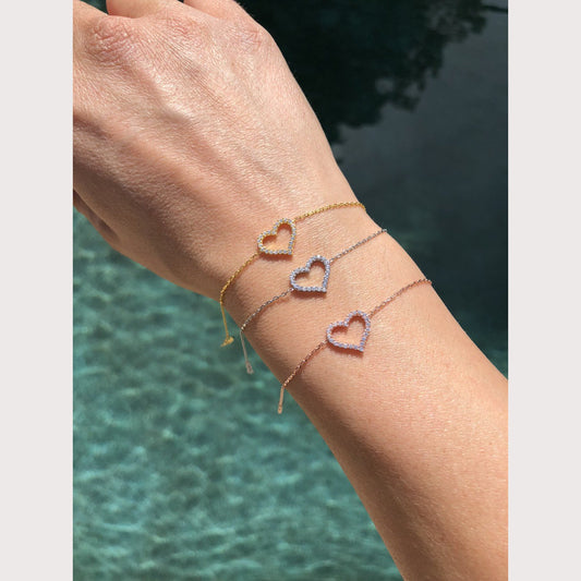 Perfect Heart Necklace-Silver