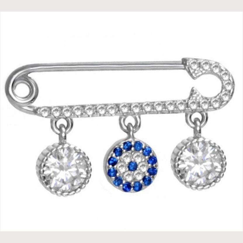 CZ Evil Eye Pins