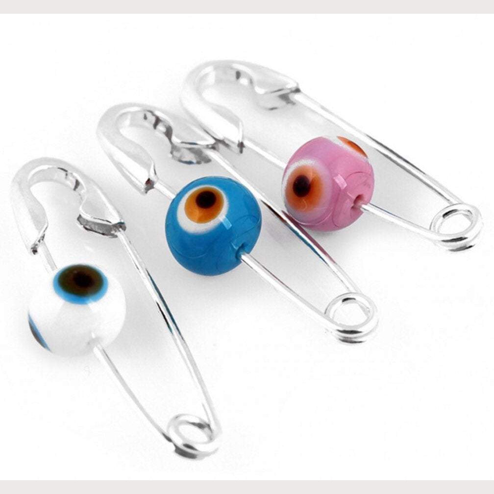Evil Eye Safety Pin