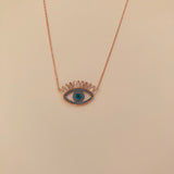 Lashy Eye Necklace