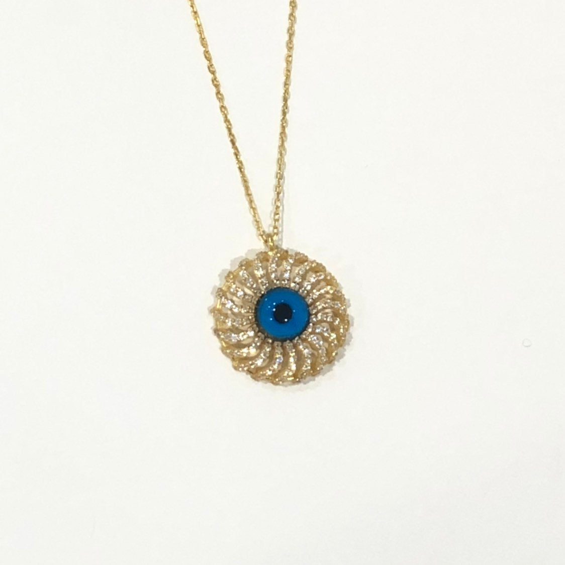 Swirl Eye Necklace
