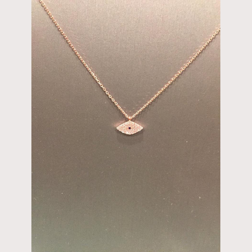 Modern Shiny Eye Necklace