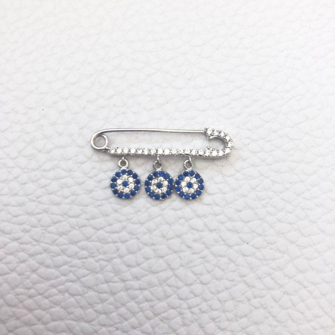 Large CZ Evil Eye Pins