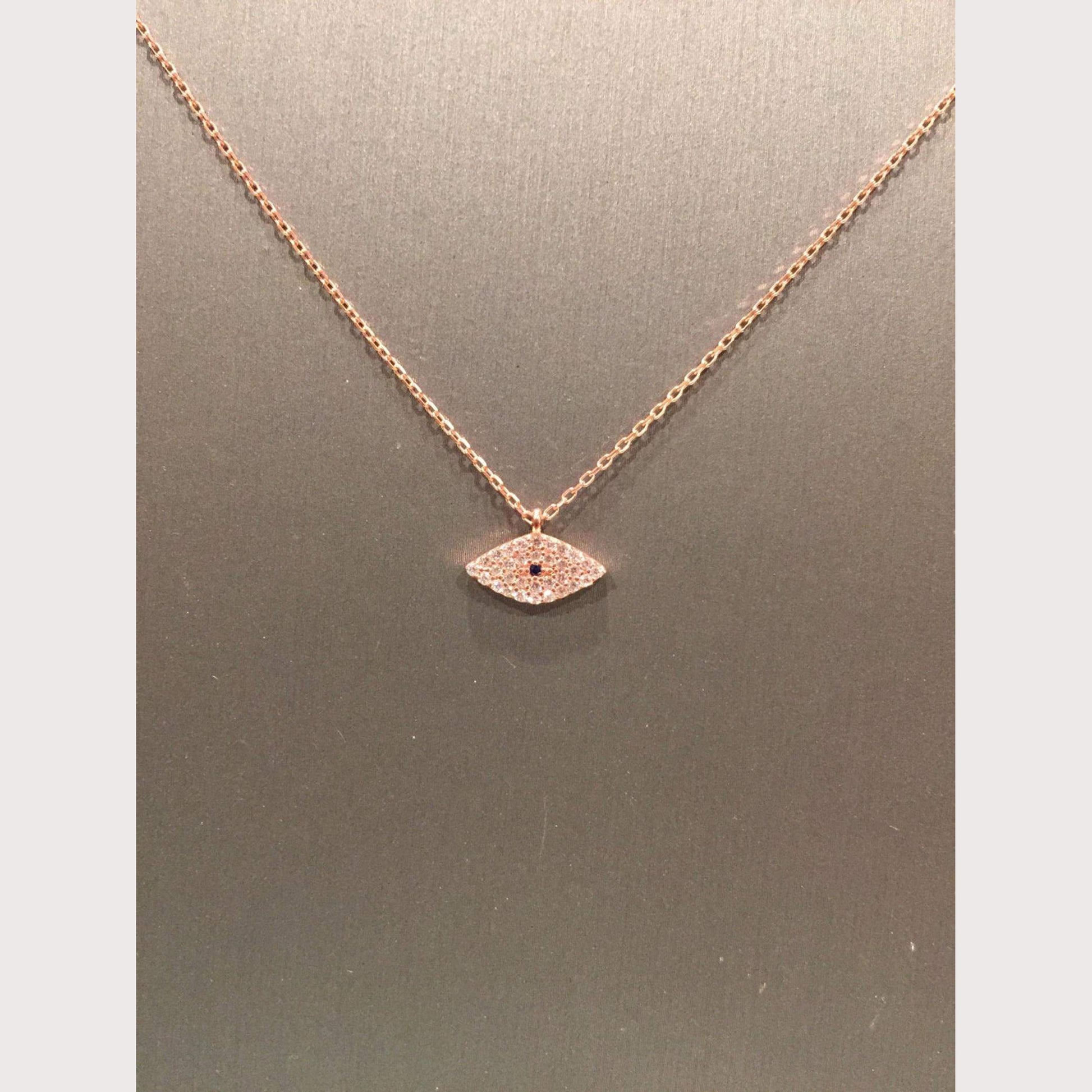 Modern Shiny Eye Necklace